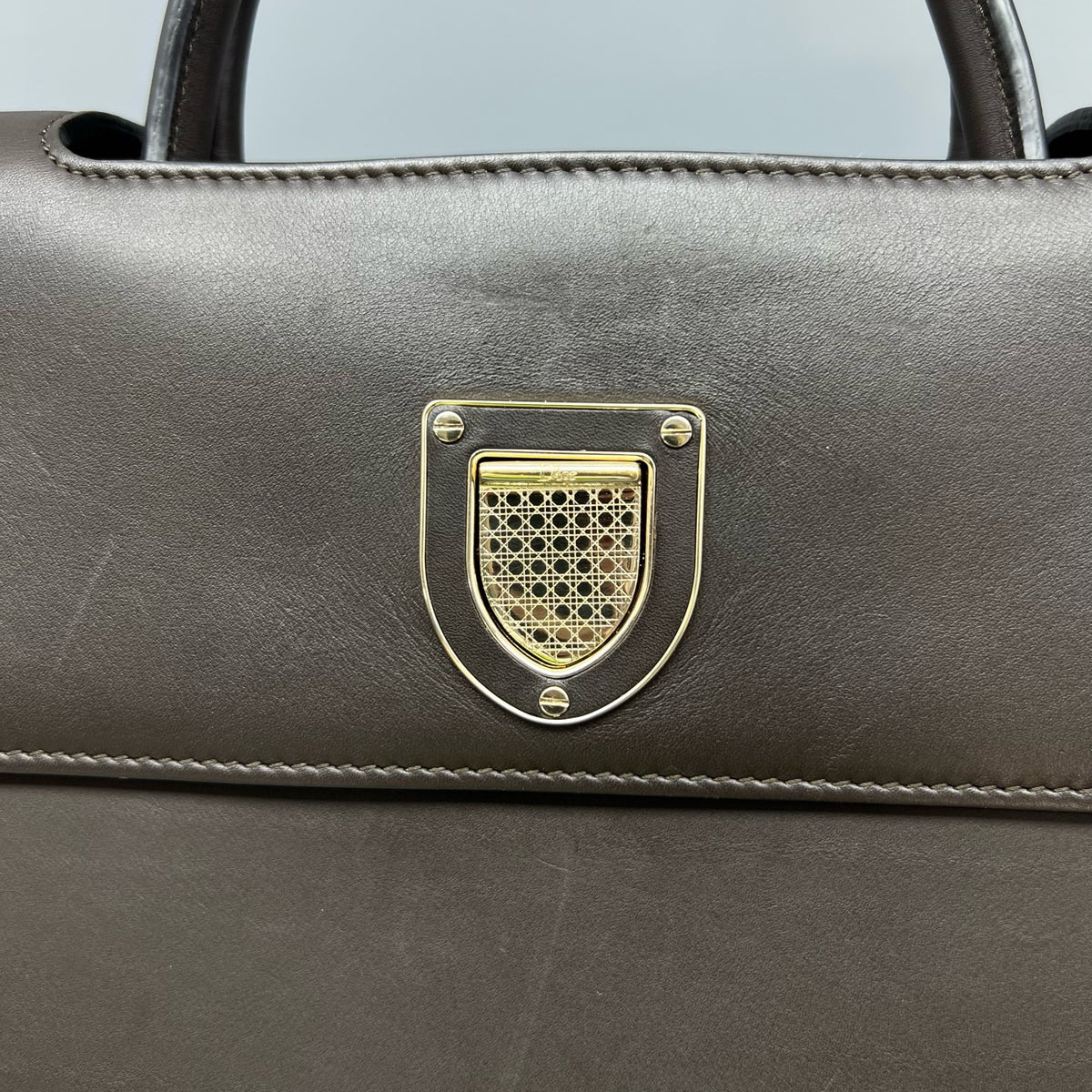 Dior - Shield - Leather - Brown - (medium)