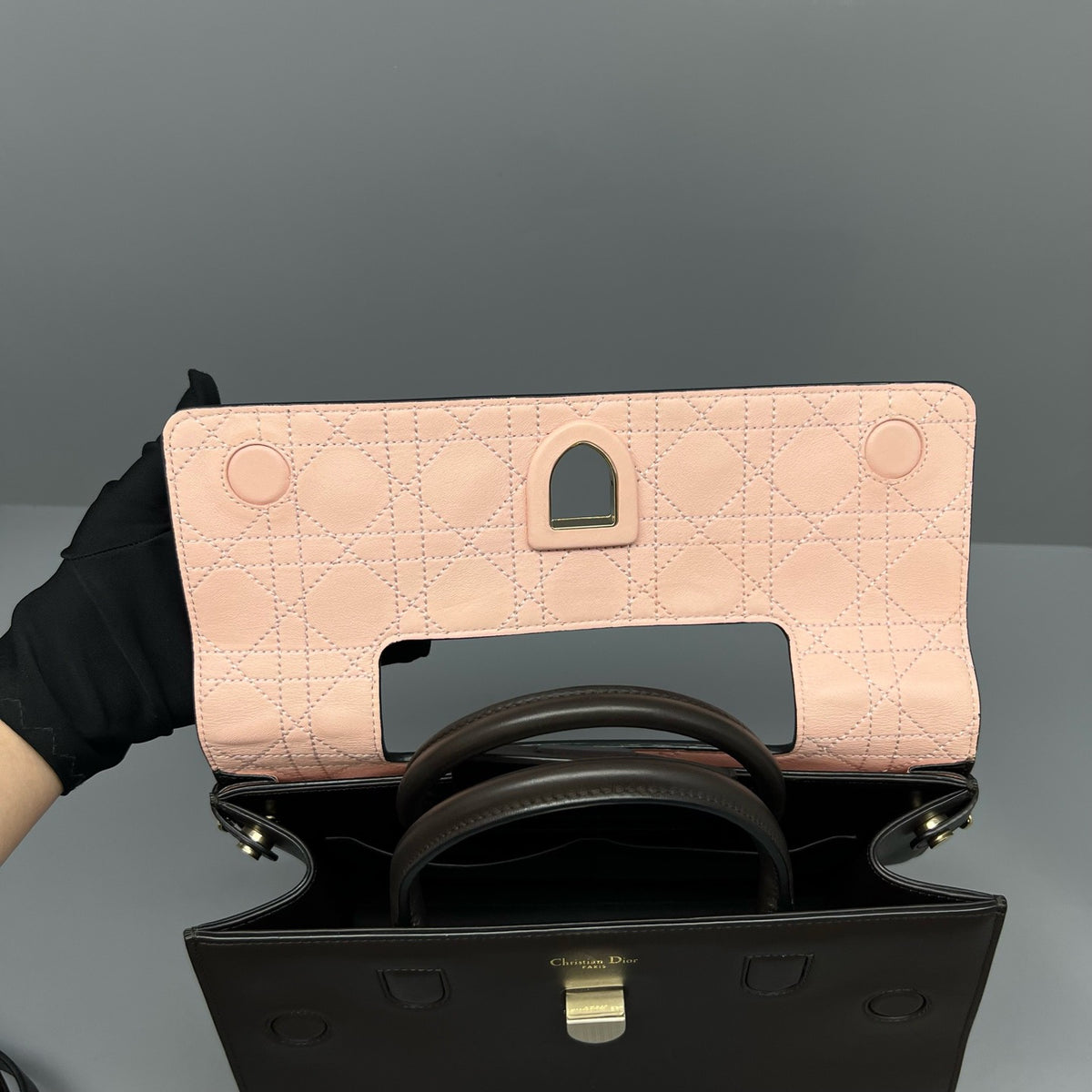 Dior - Shield - Leather - Brown - (medium)