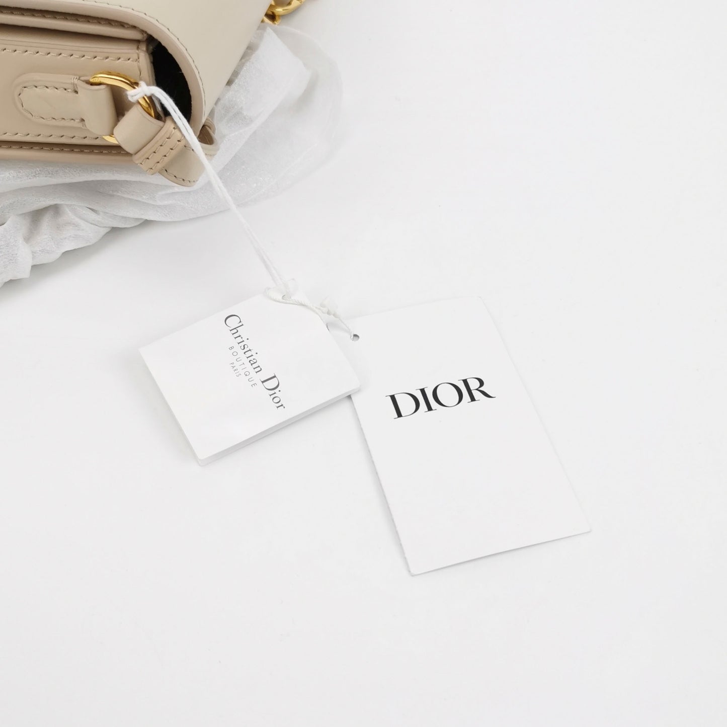 Dior - Signature - Leather - Beige - (small)