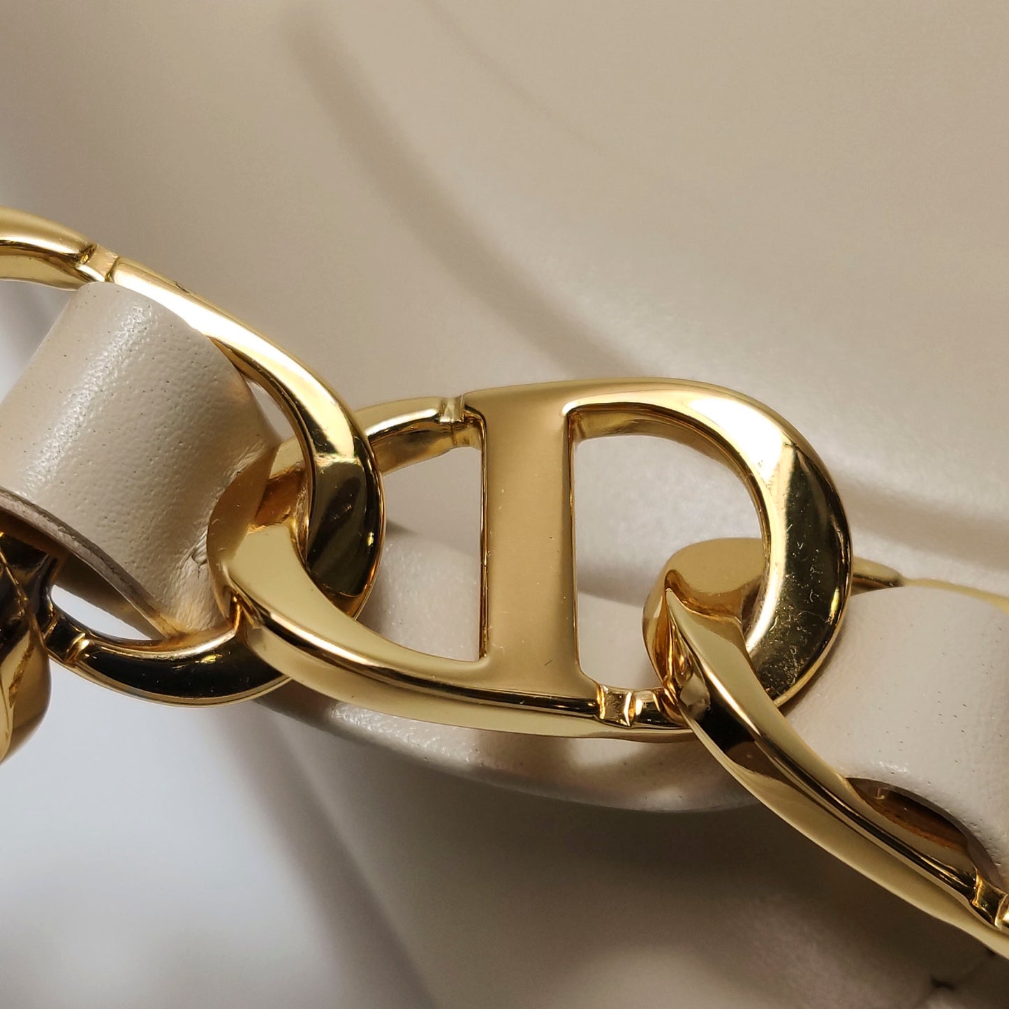 Dior - Signature - Leather - Beige - (small)