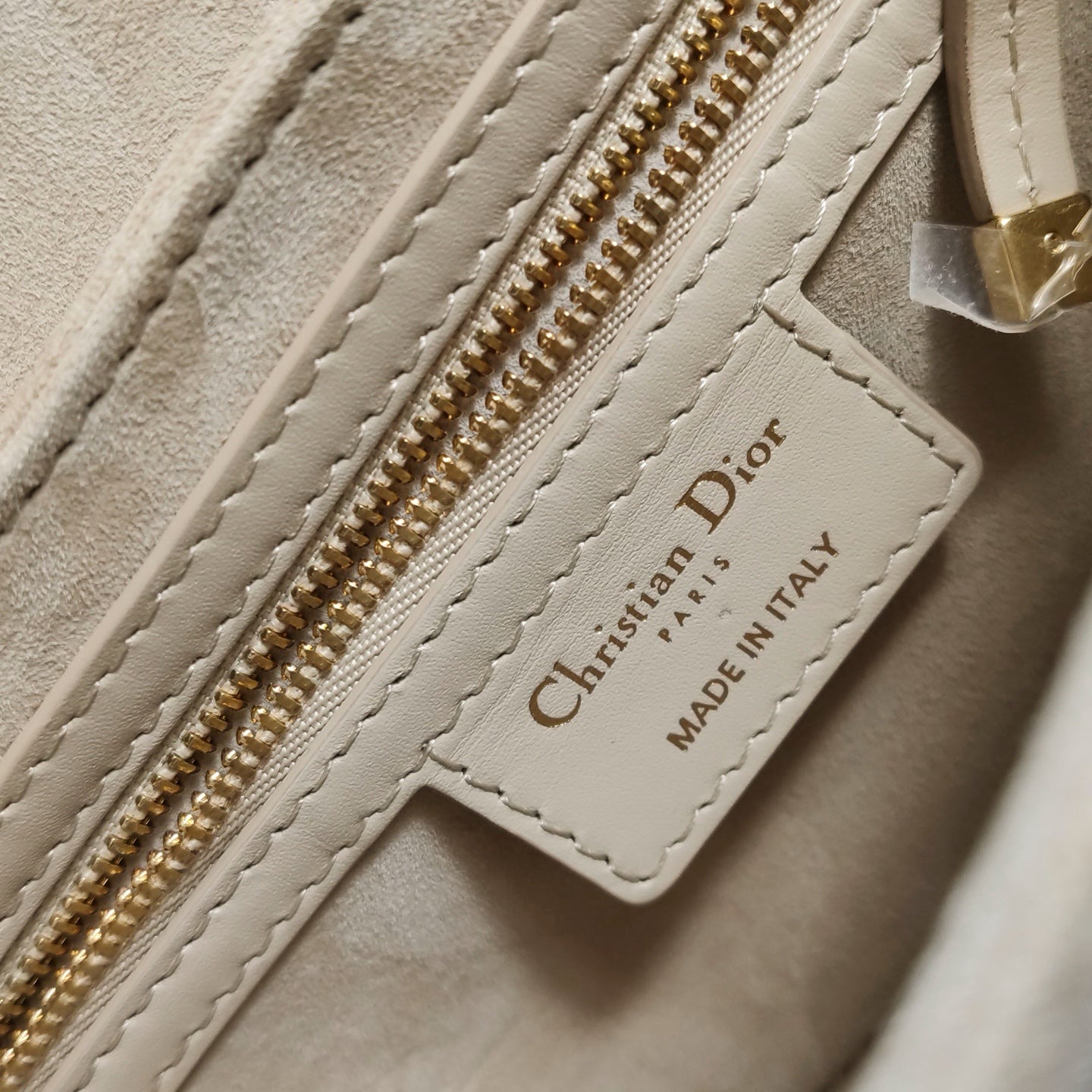 Dior - Signature - Leather - Beige - (small)