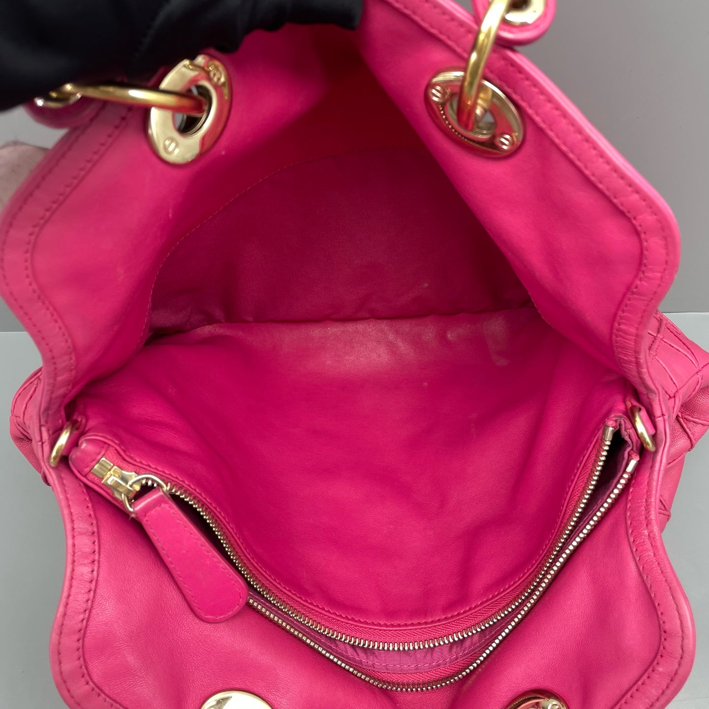 Dior - Soft Quilted Tote - Leather - Pink - (medium)