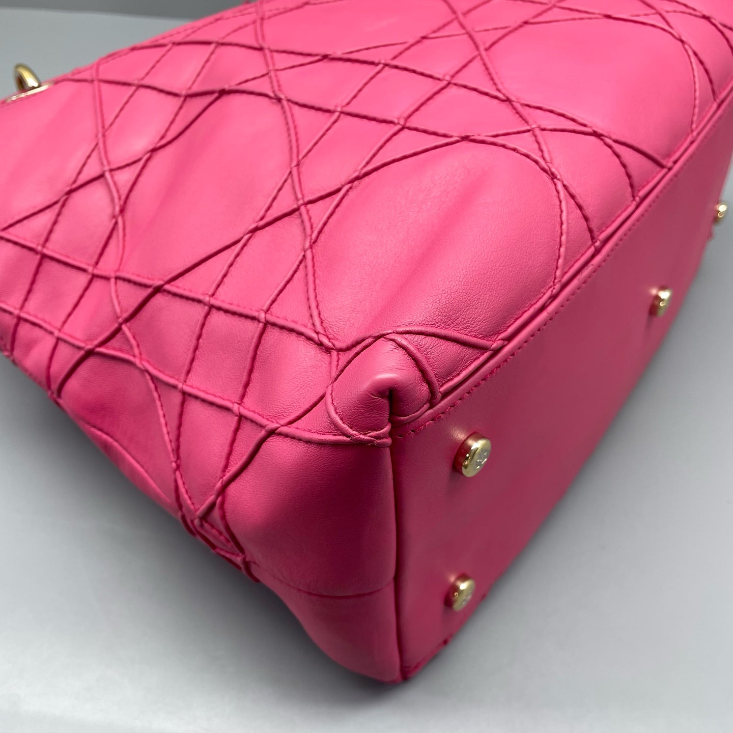 Dior - Soft Quilted Tote - Leather - Pink - (medium)