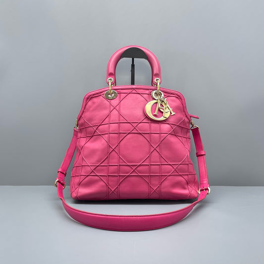 Dior - Soft Quilted Tote - Leather - Pink - (medium)