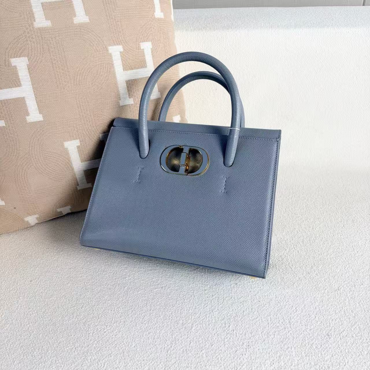 Dior - St Honoré - Cowhide leather - Blue - (medium)