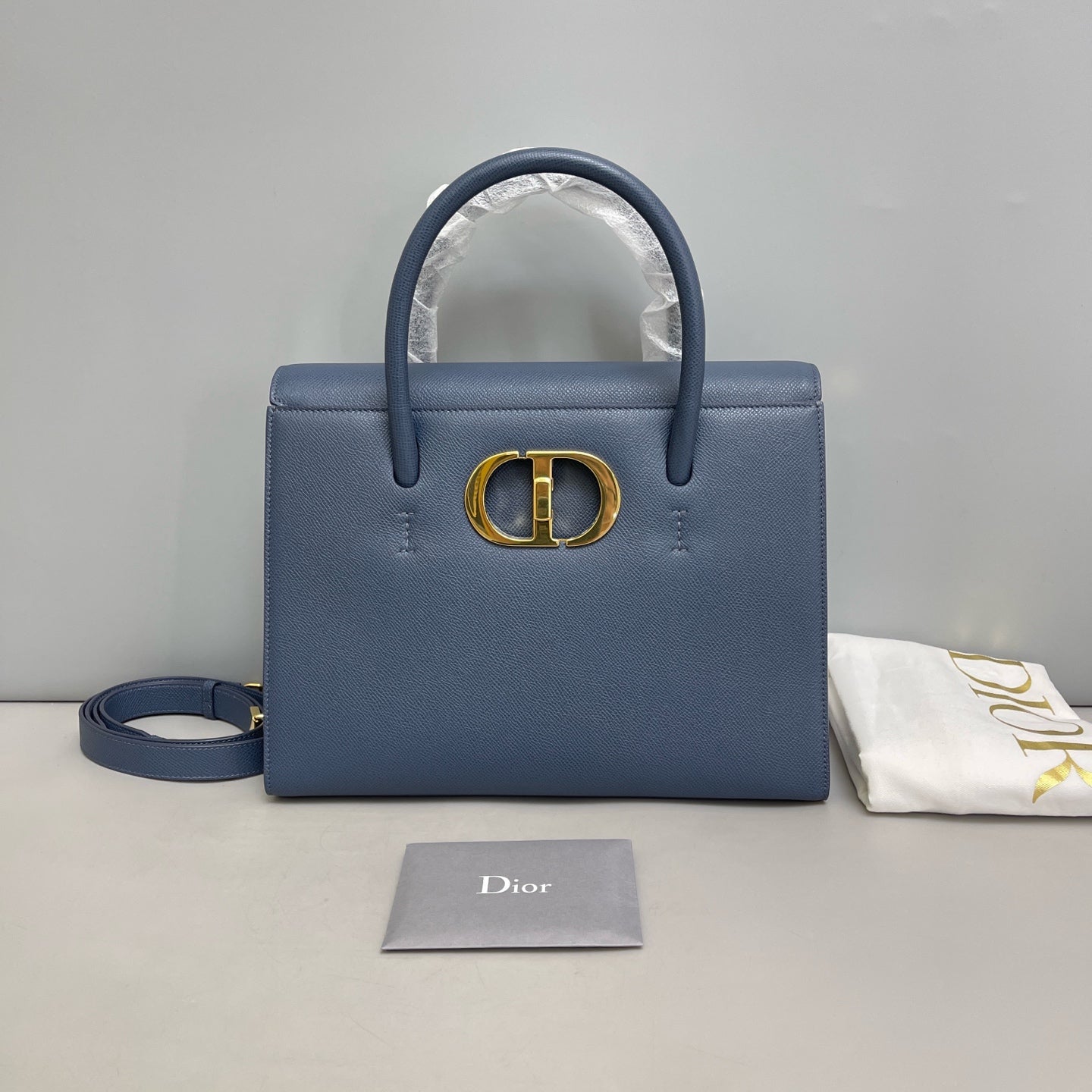 Dior - St Honore - Leather - Blue - (medium)