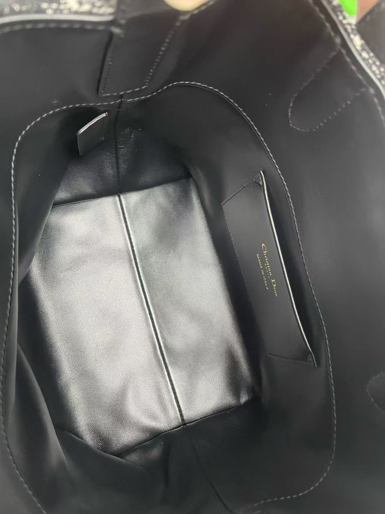 Dior - Toujours - Wool tweed with leather trim - Black - (mini)