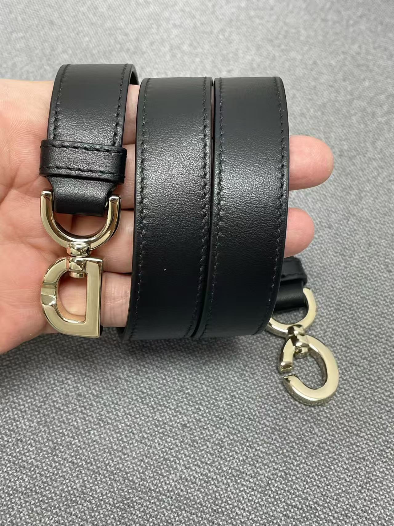 Dior - Toujours - Wool tweed with leather trim - Black - (mini)