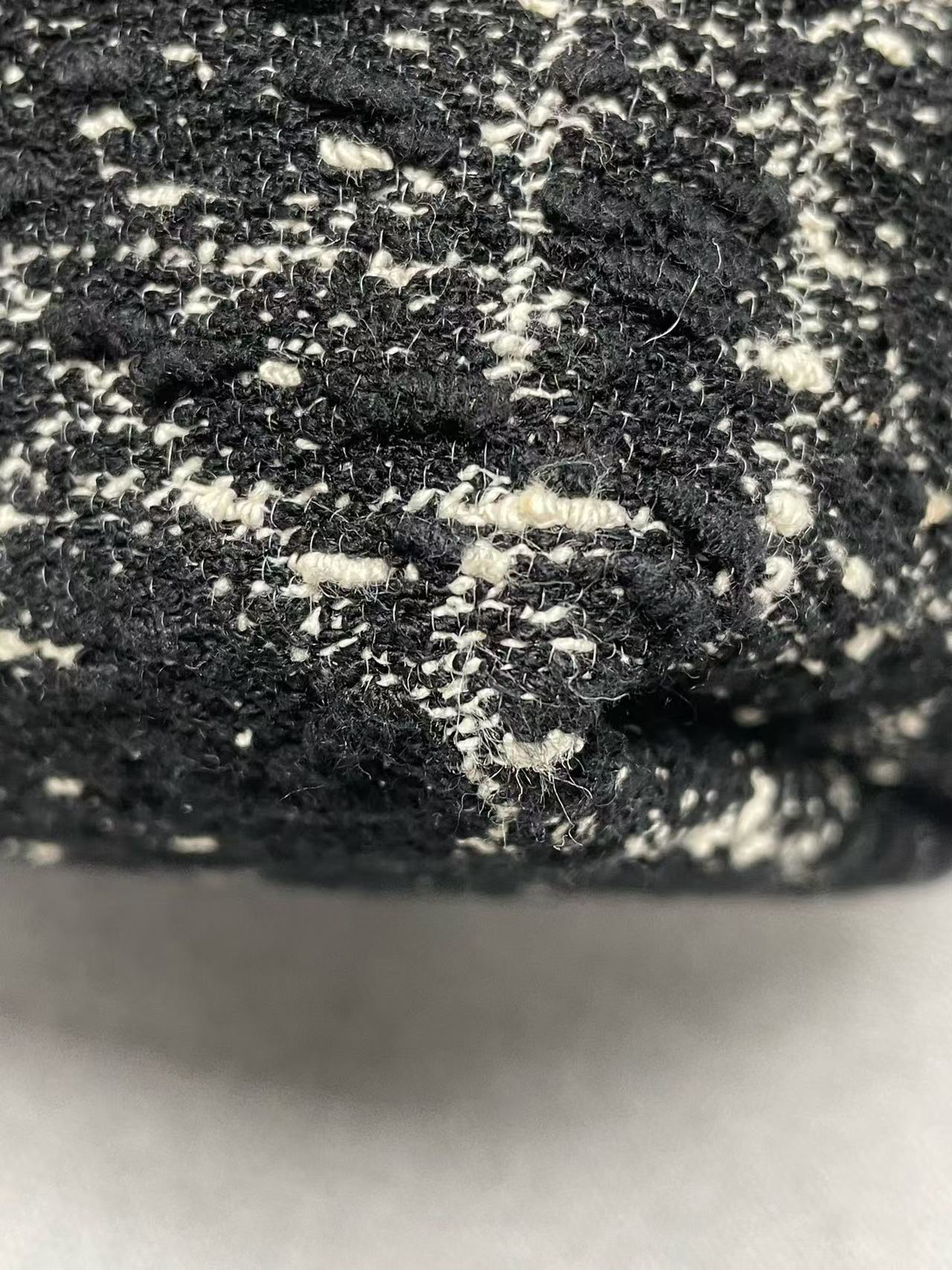 Dior - Toujours - Wool tweed with leather trim - Black - (mini)