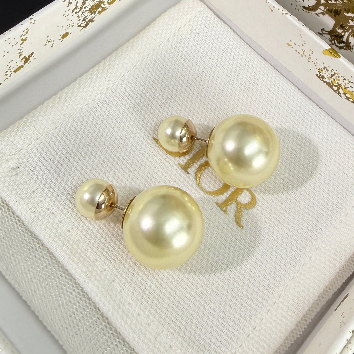 Dior - Tribales - Gold-tone metal and resin pearls - Gold