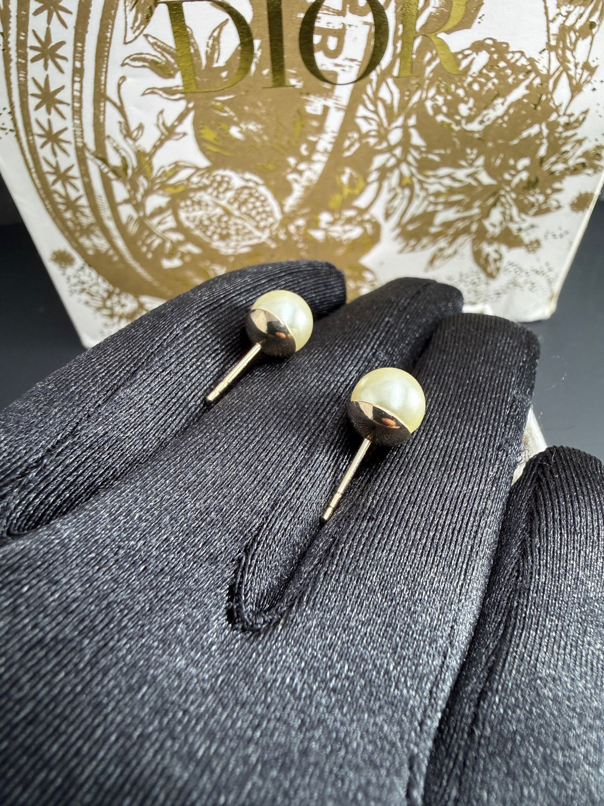 Dior - Tribales - Gold-tone metal and resin pearls - Gold