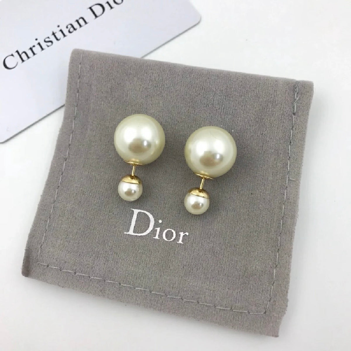 Dior - Tribales - Gold-tone metal and resin pearls - Gold