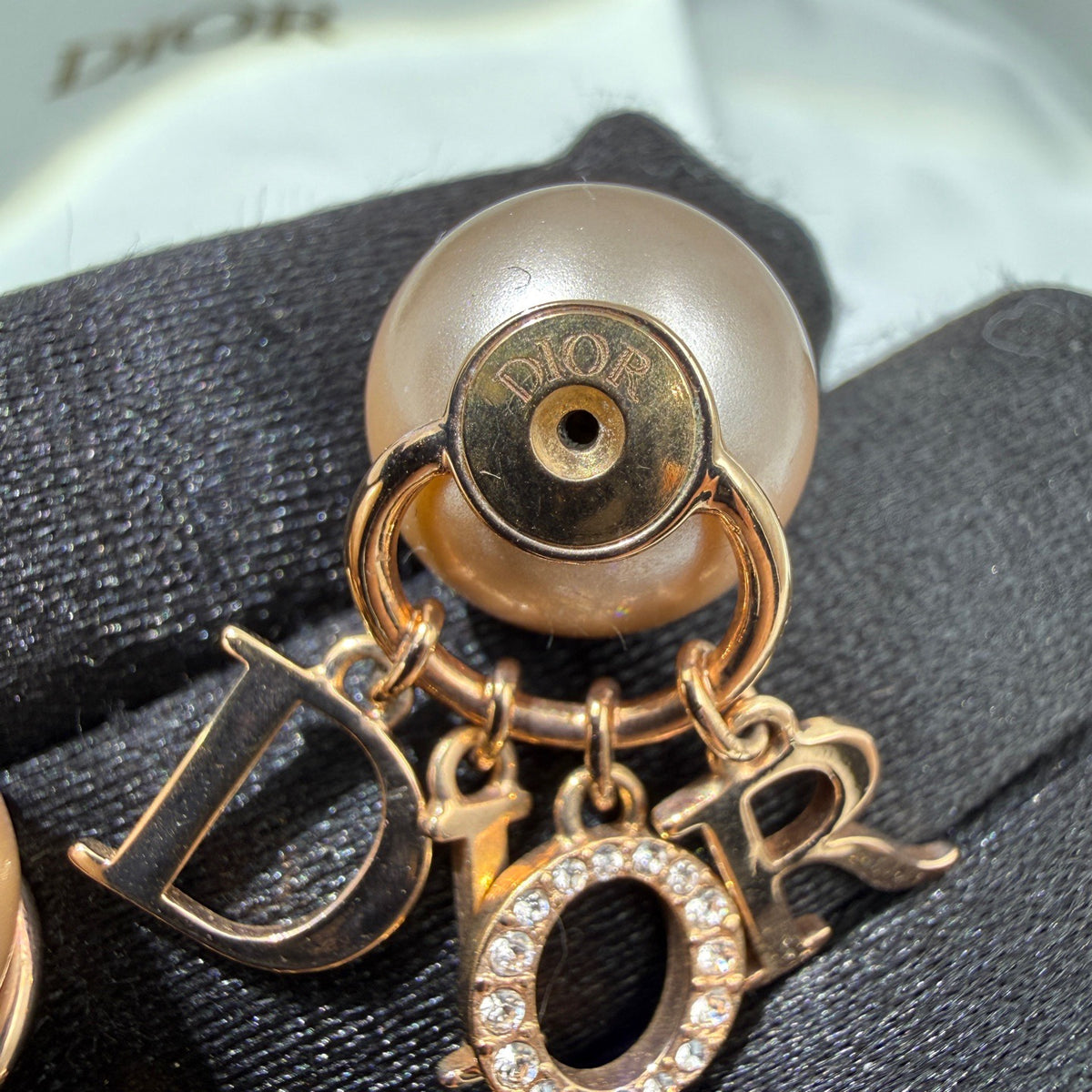 Dior - Tribales - Gold-tone metal with faux pearls and crystal embellishments. - Gold
