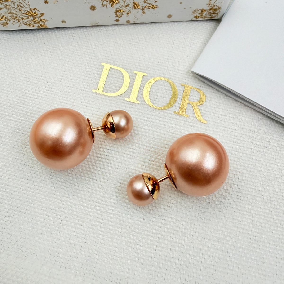 Dior - Tribales - Gold-tone metal with resin pearls - Gold
