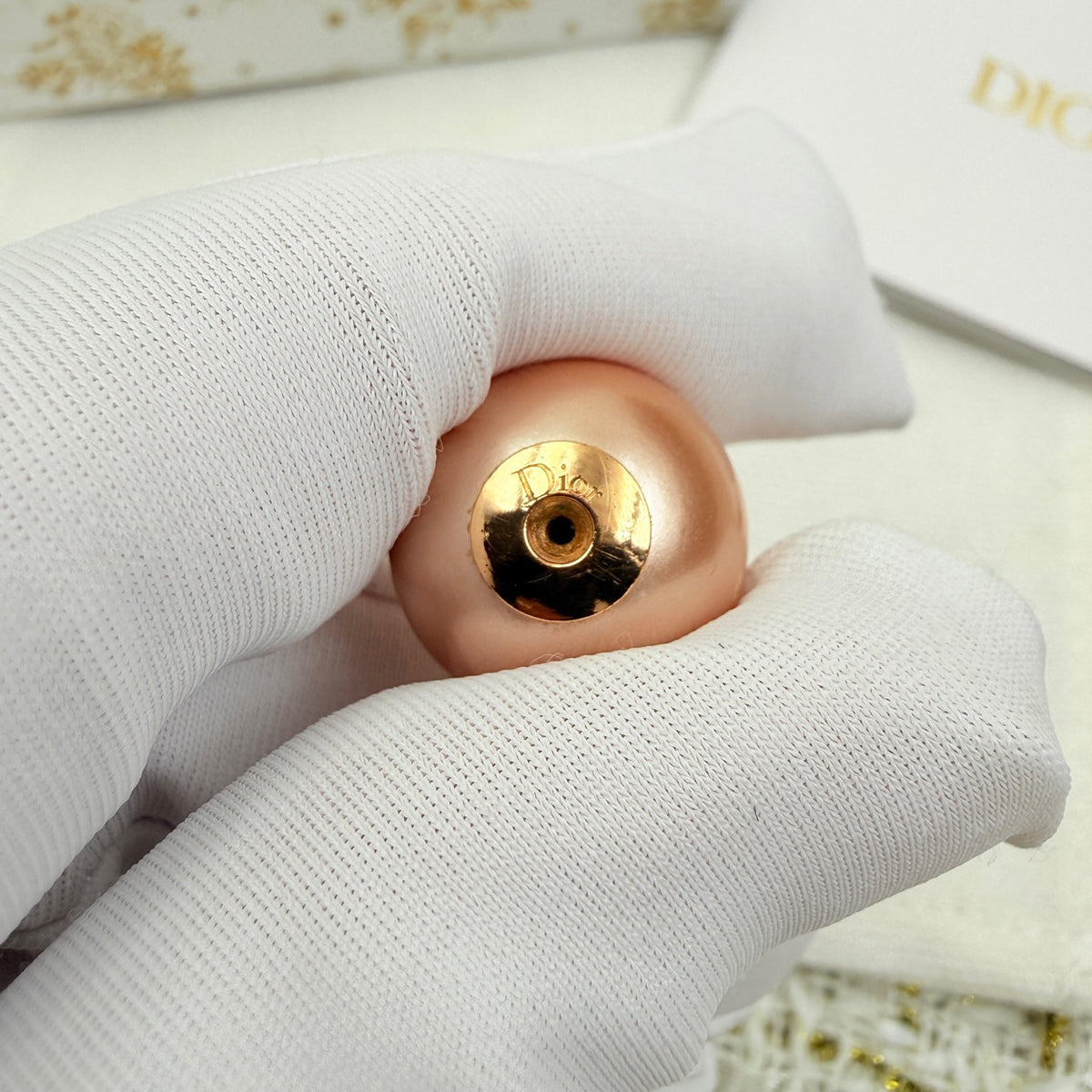 Dior - Tribales - Gold-tone metal with resin pearls - Gold