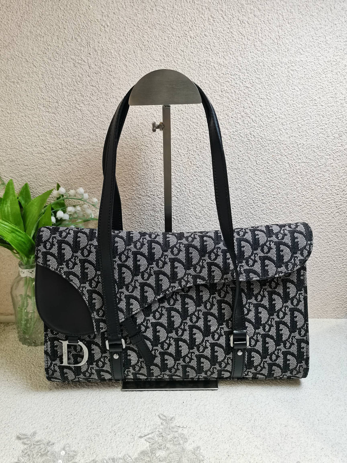 Dior - Trotter Saddle - Cloth - Black