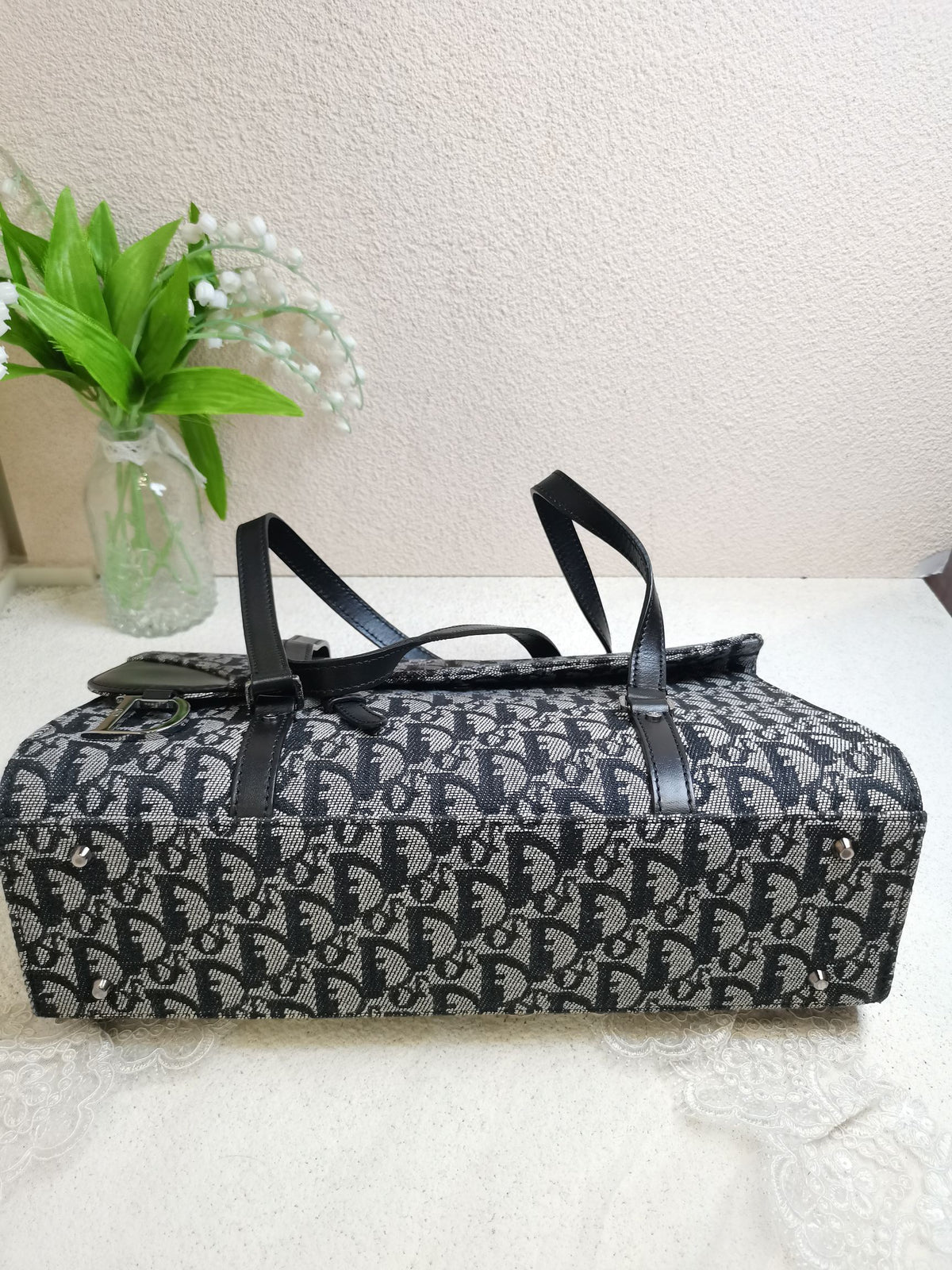 Dior - Trotter Saddle - Cloth - Black