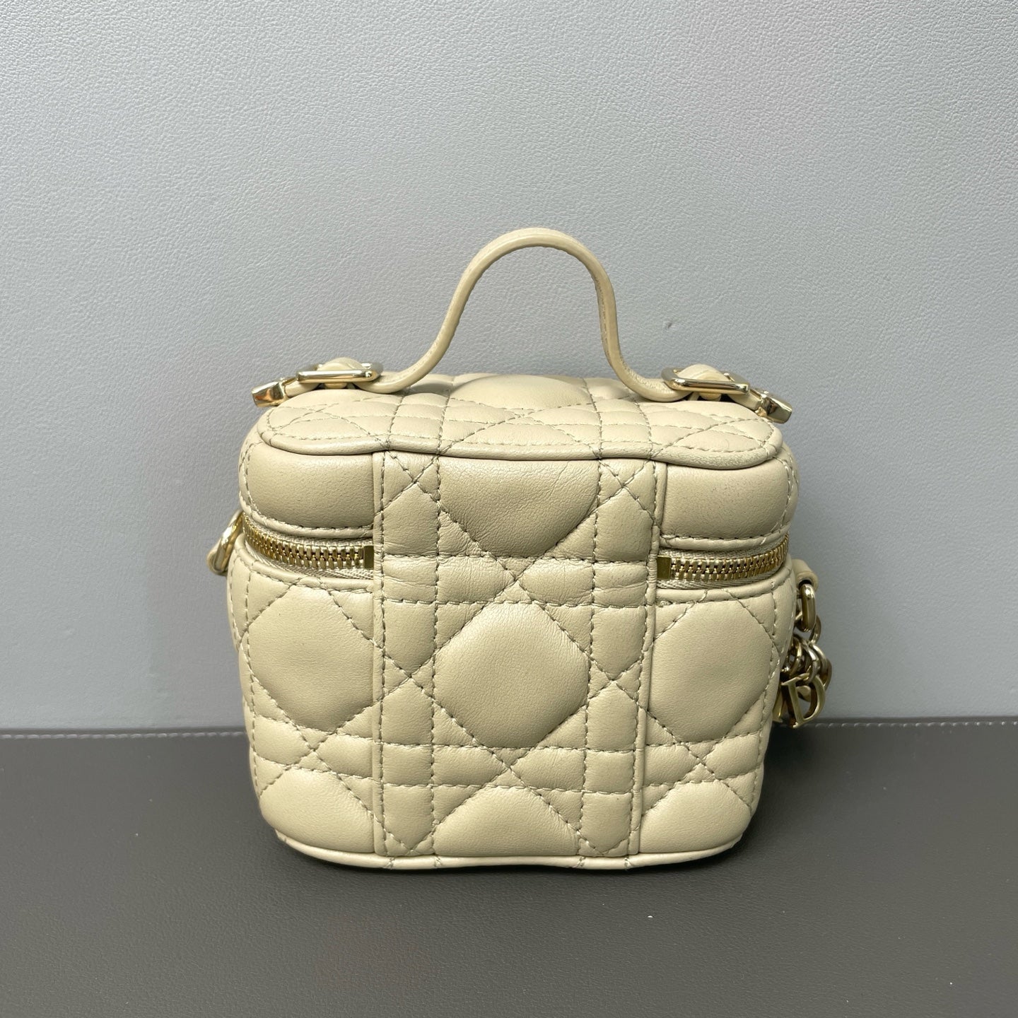 Dior - Vanity Case - Leather - Beige - (mini)