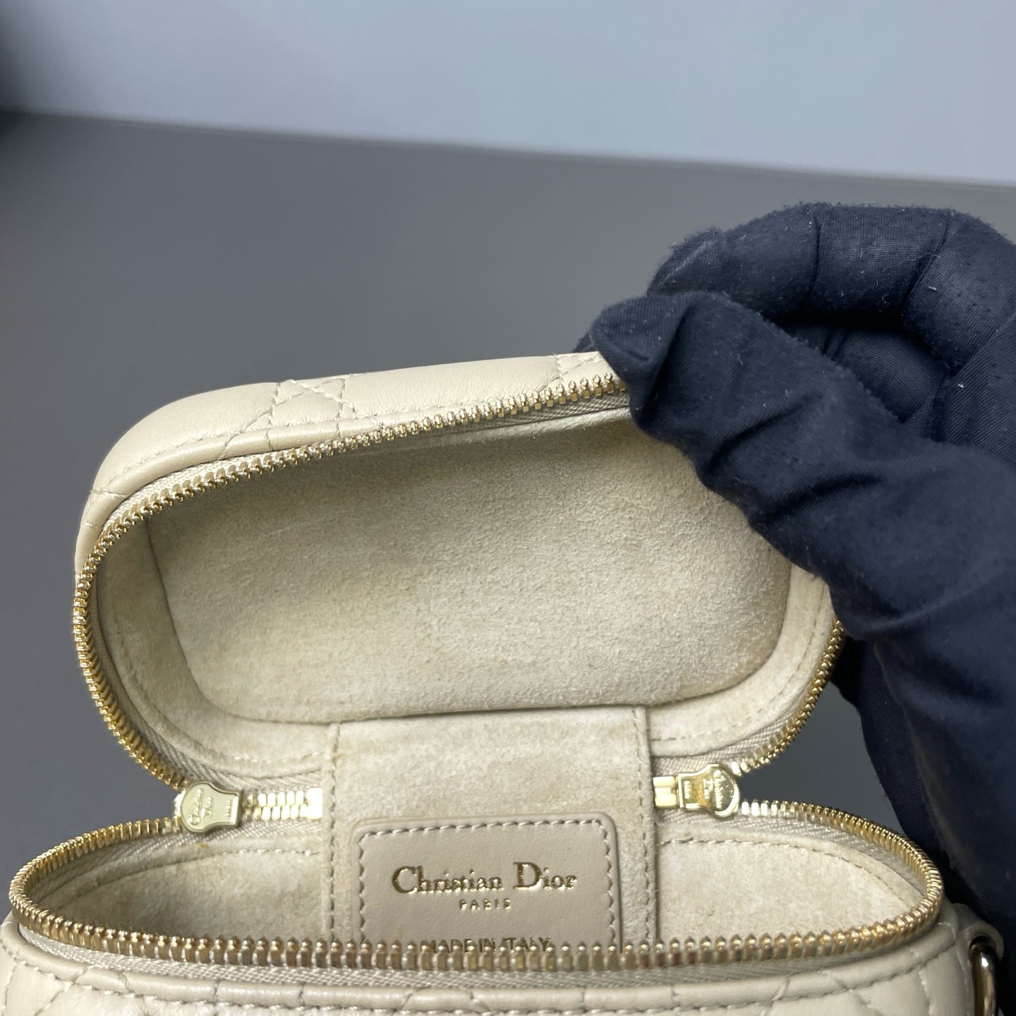 Dior - Vanity Case - Leather - Beige - (mini)