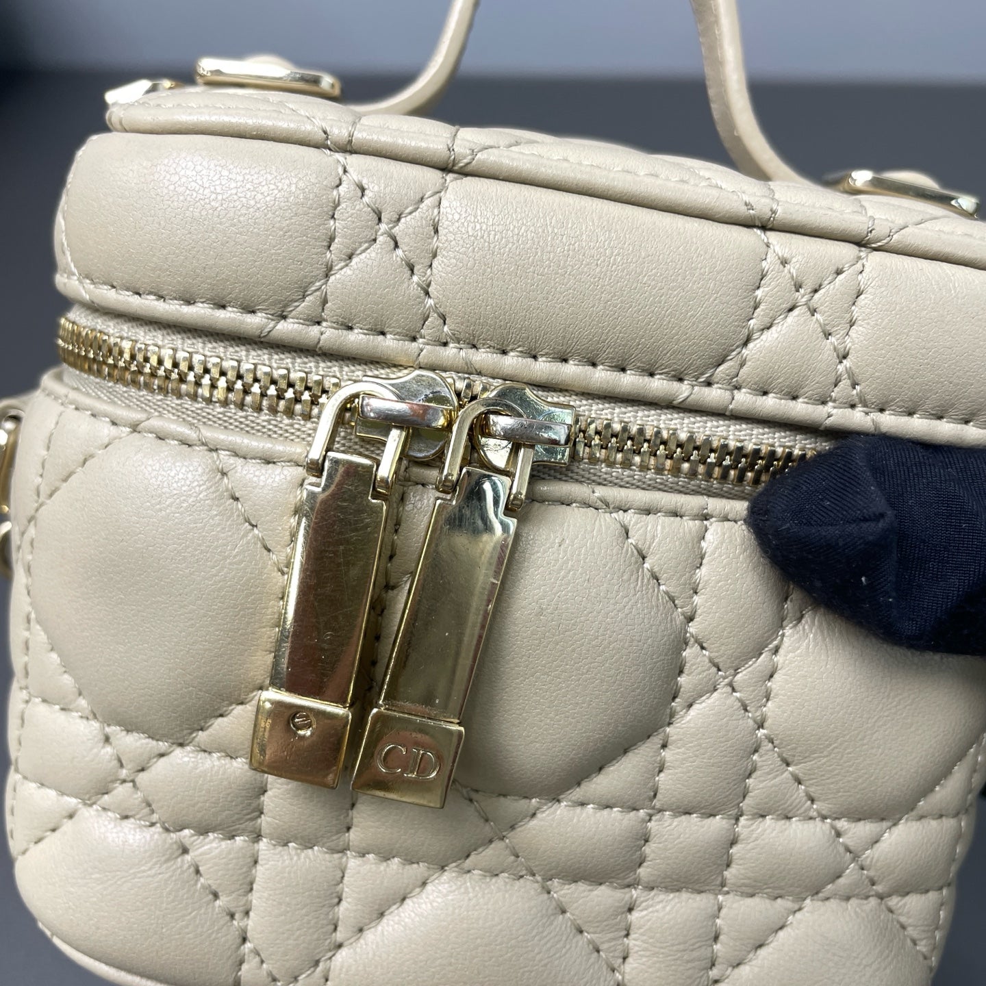 Dior - Vanity Case - Leather - Beige - (mini)