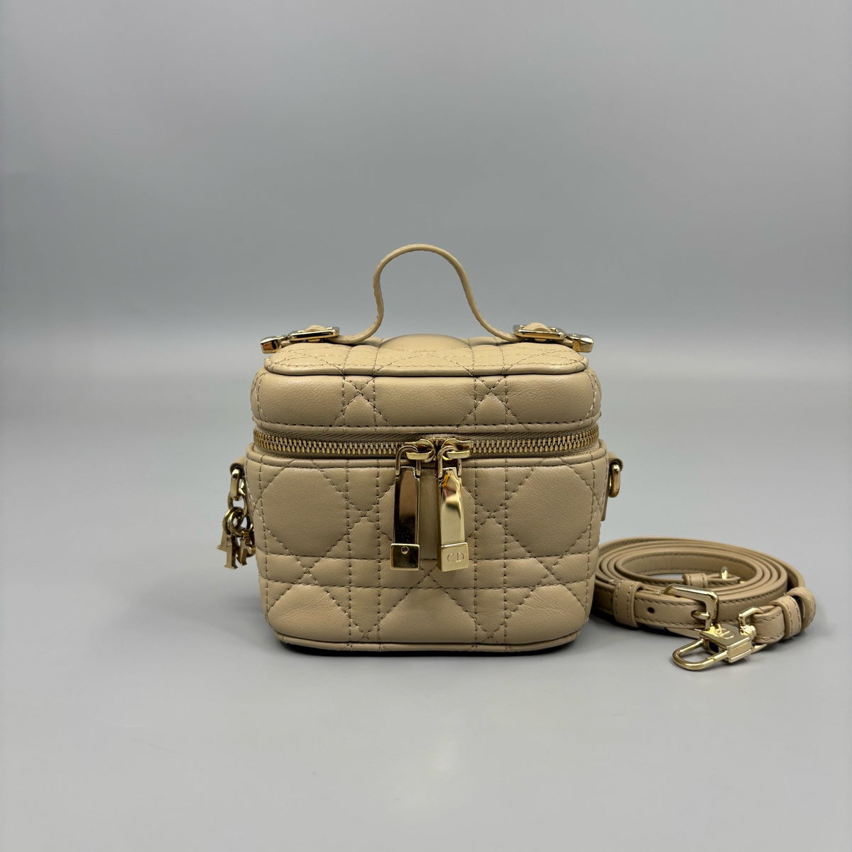 Dior - Vanity Mini - Leather - Beige - (mini)