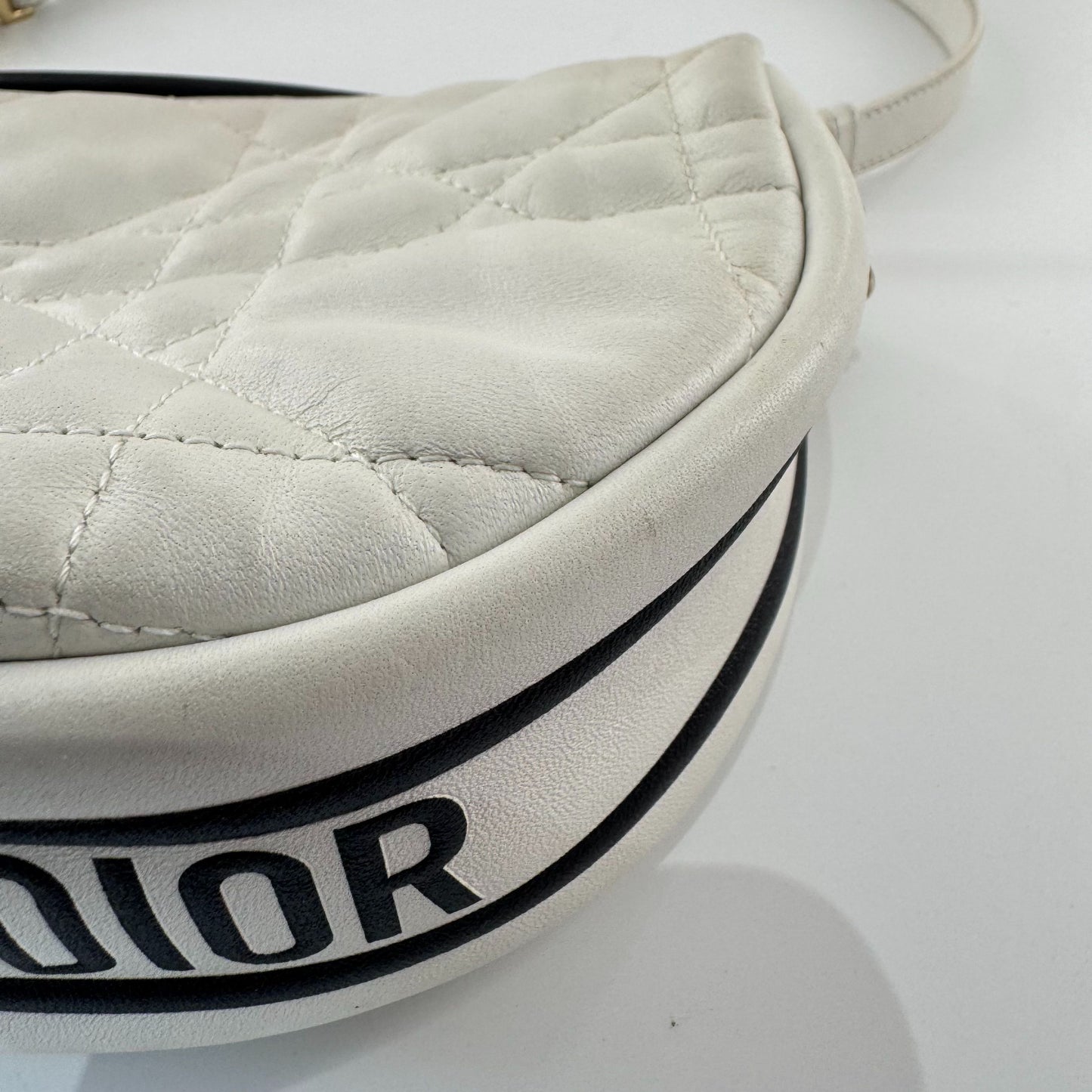 Dior - Vibe Hobo - Leather - White - (small)