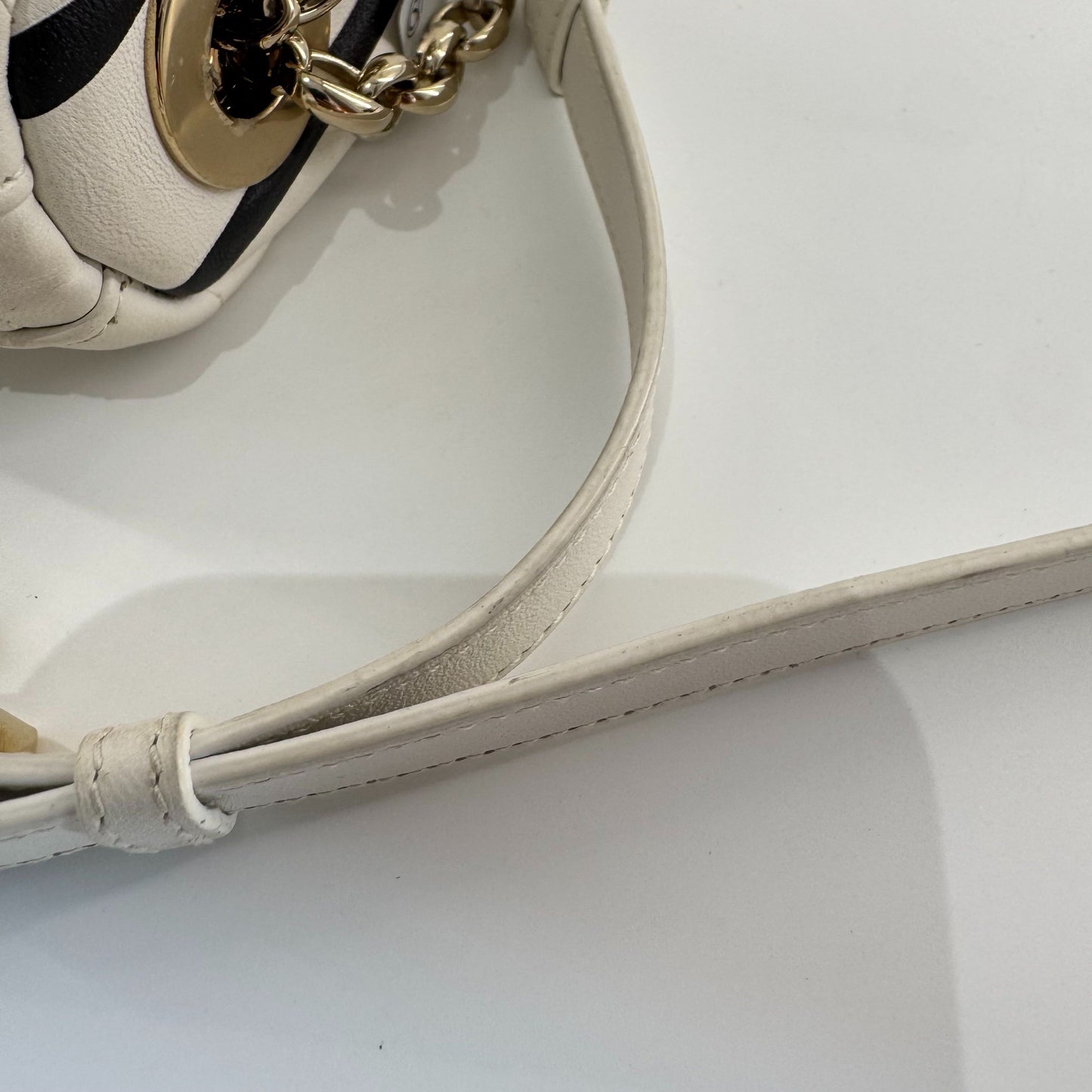 Dior - Vibe Hobo - Leather - White - (small)