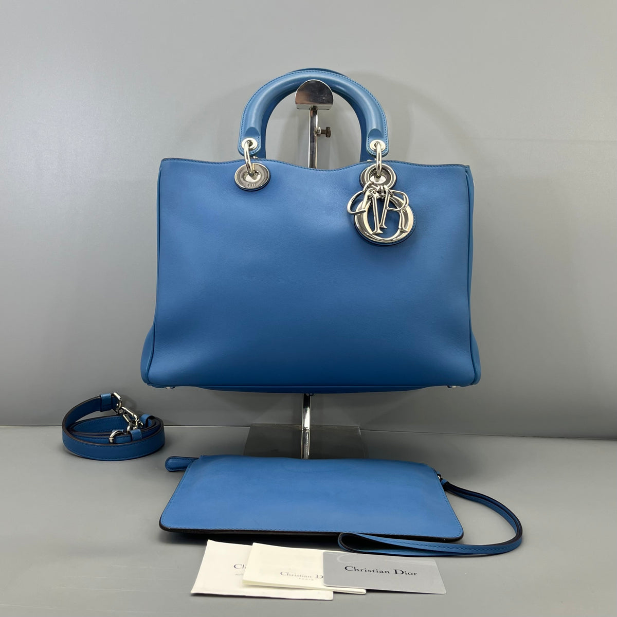 Dior - VIP Mother-Child Bag - Leather - Blue - (medium)