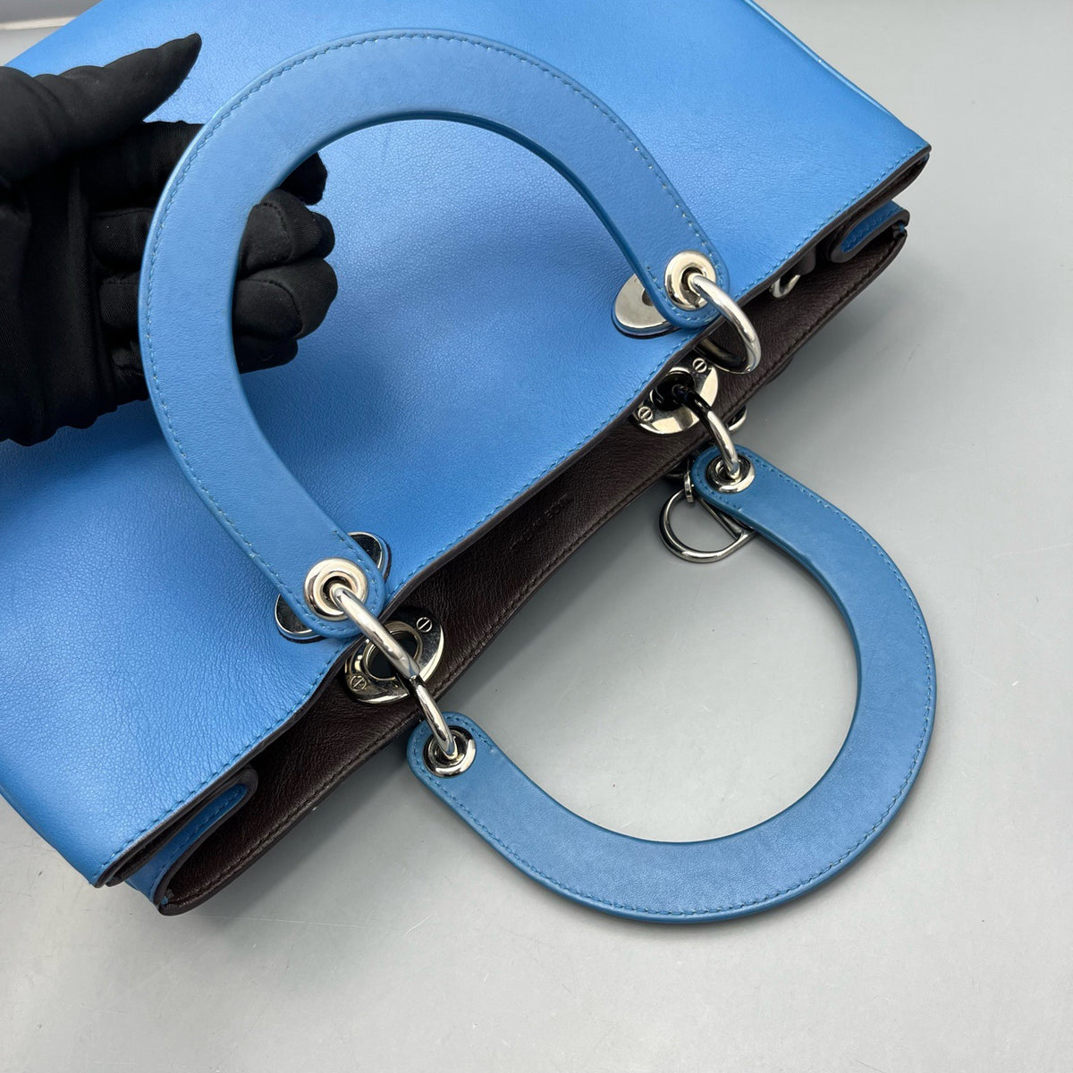 Dior - VIP Mother-Child Bag - Leather - Blue - (medium)