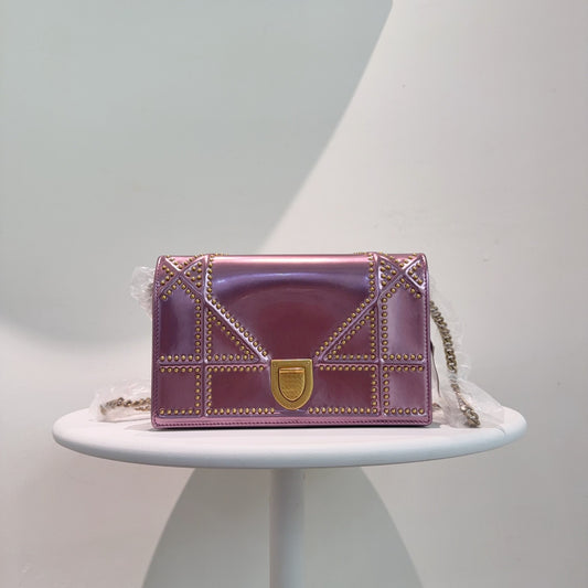 Dior - WOC - Patent leather - Purple - (mini)