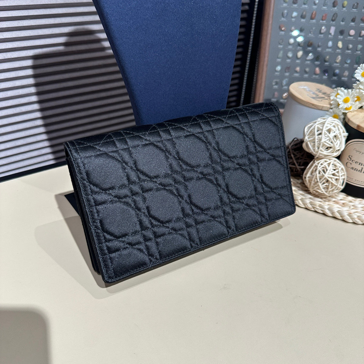 Dior - WOC - Velvet - Black - (mini)