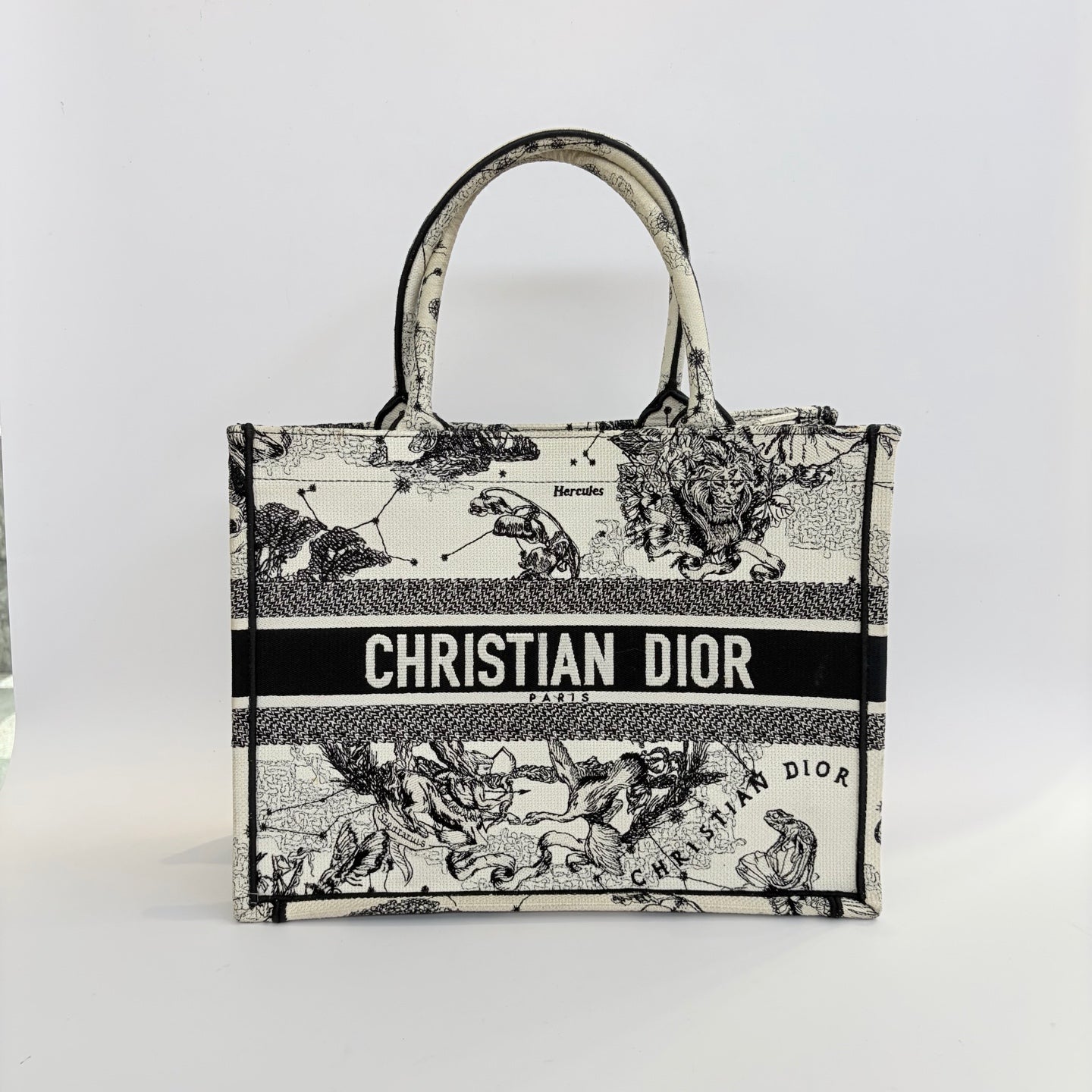 Dior - Zodiac Print Tote - Cloth - White - (Medium)
