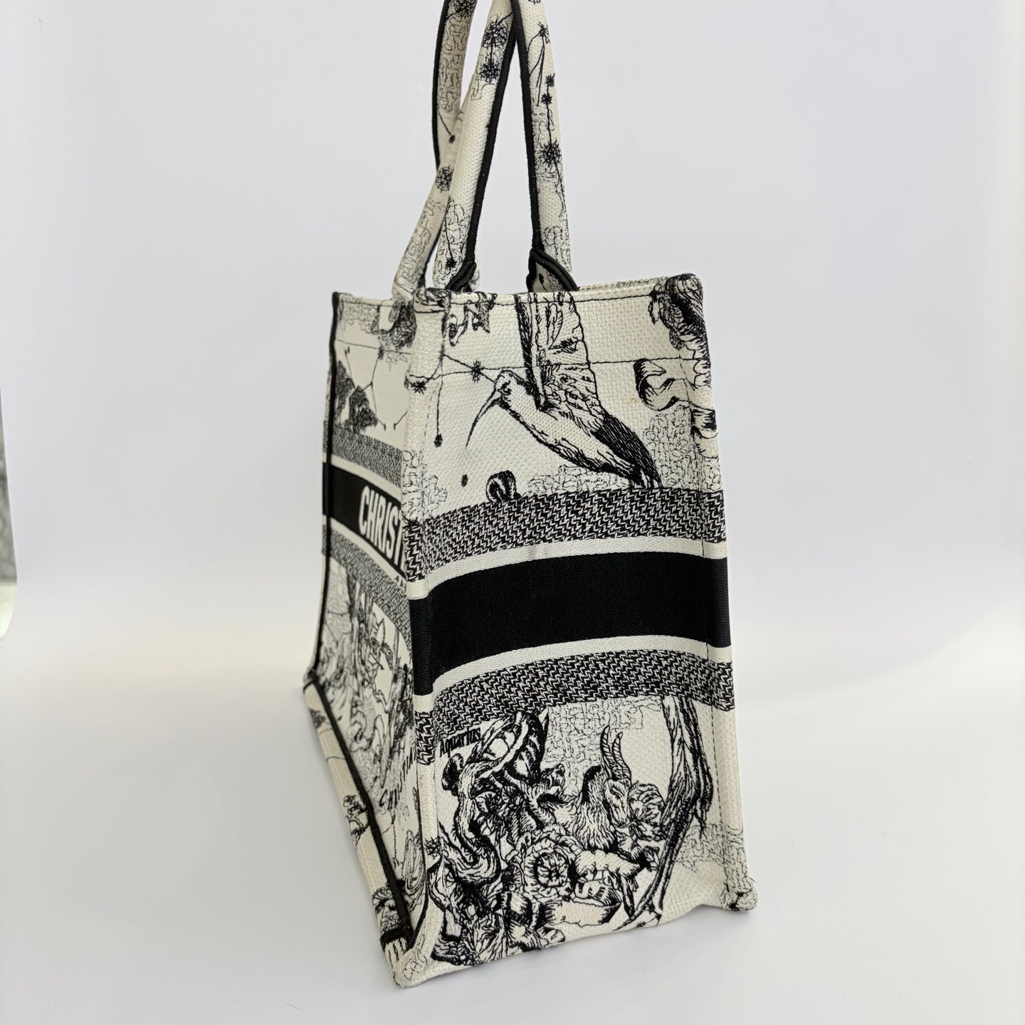 Dior - Zodiac Print Tote - Cloth - White - (Medium)