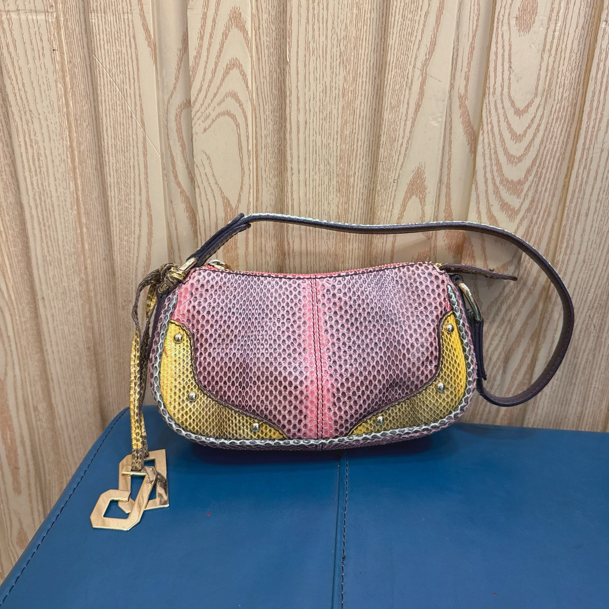 Dolce and Gabbana - Python Shoulder Bag - Python - Multicolour - (mini)