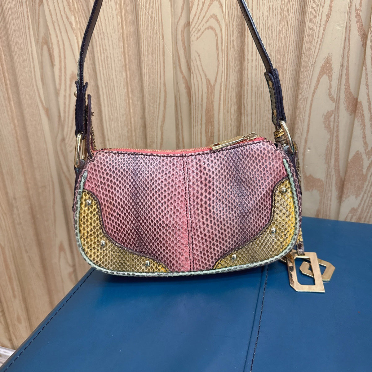 Dolce and Gabbana - Python Shoulder Bag - Python - Multicolour - (mini)
