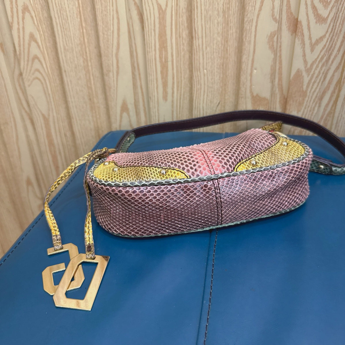 Dolce and Gabbana - Python Shoulder Bag - Python - Multicolour - (mini)