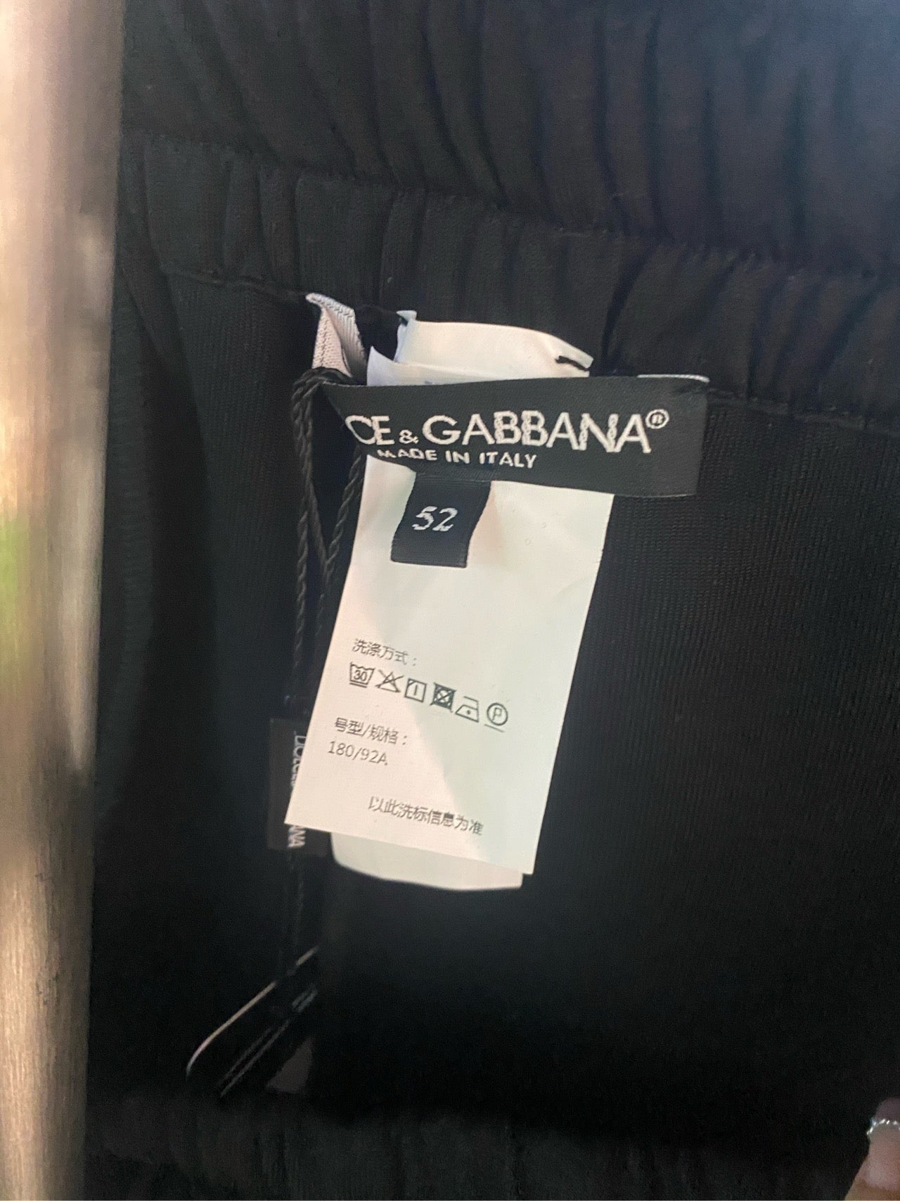Dolce & Gabbana - Other - Polyester - Black - (52)
