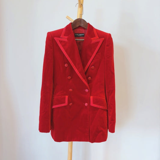 Dolce & Gabbana - Other - Velvet - Red - (38)