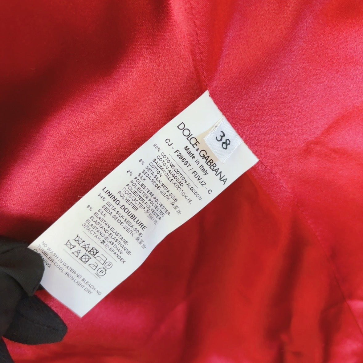 Dolce & Gabbana - Other - Velvet - Red - (38)
