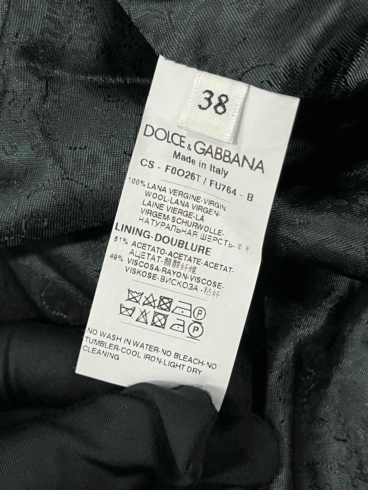 Dolce & Gabbana - Other - Wool - Green - (38)