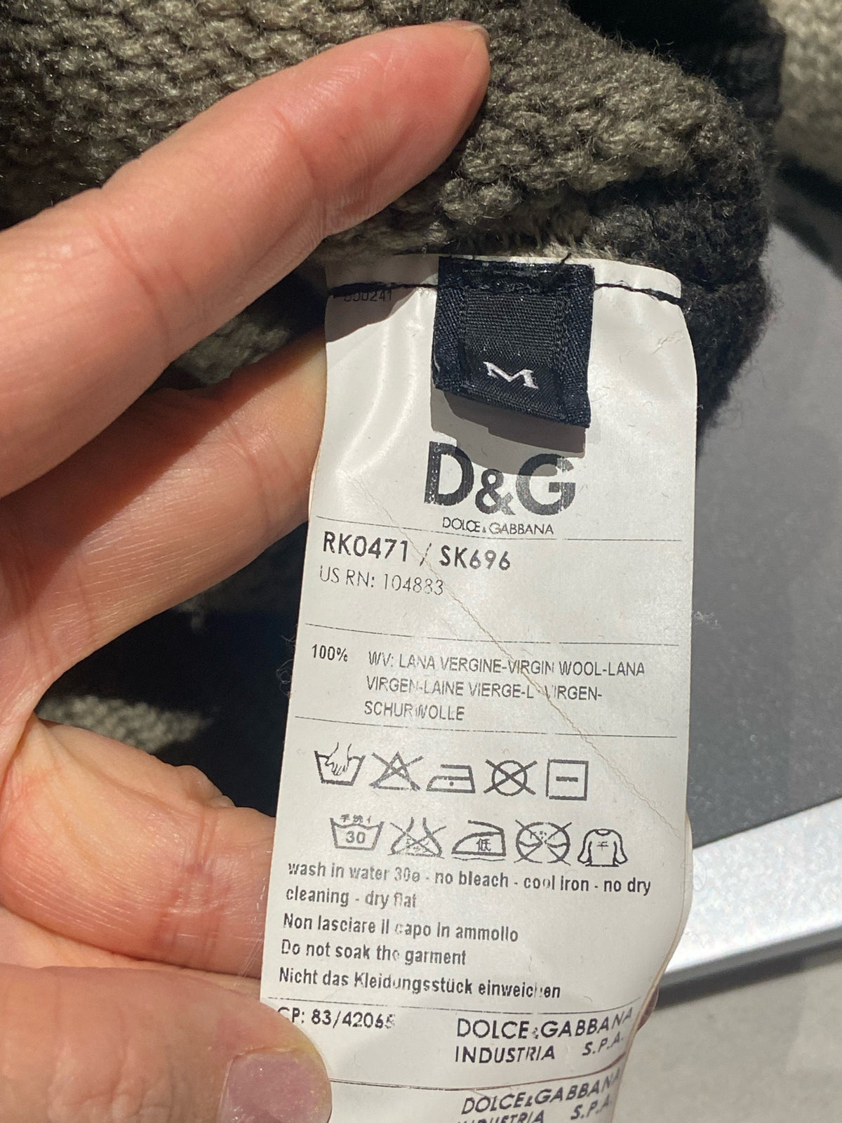 Dolce & Gabbana - Other - Wool - Multicolour - (M)