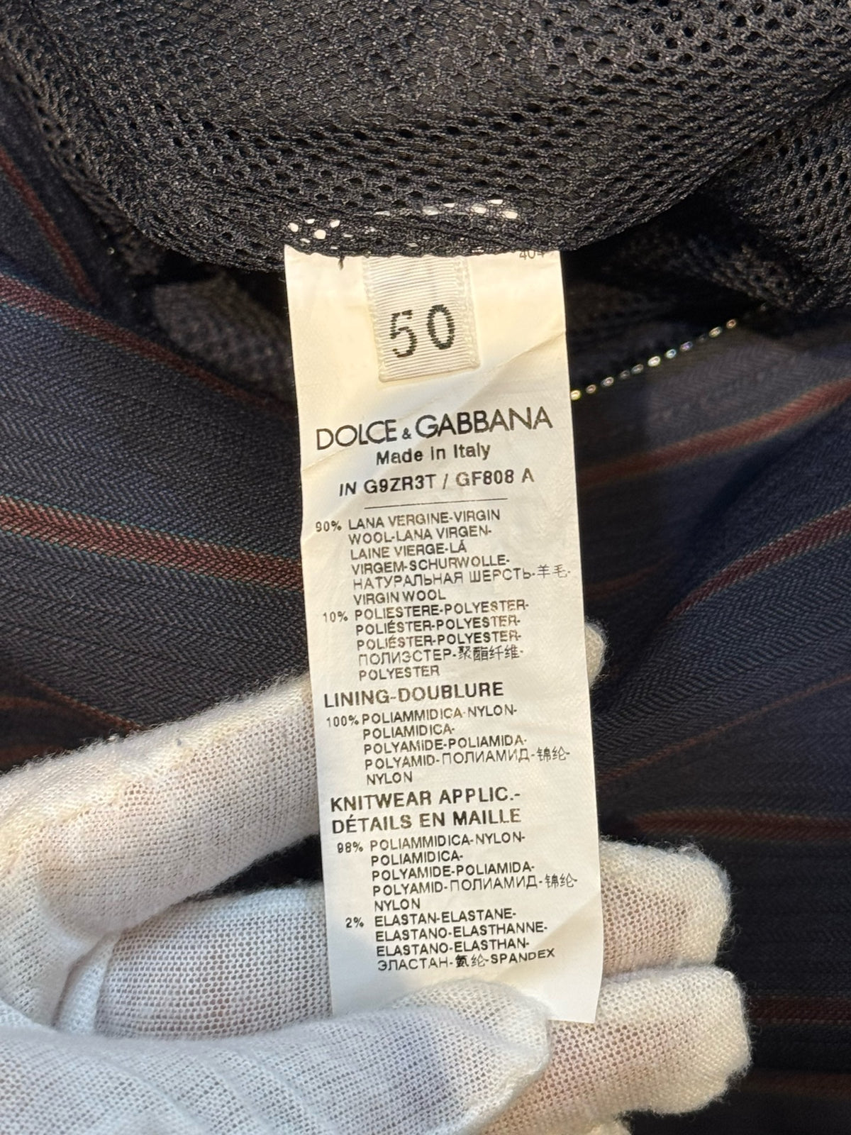 Dolce & Gabbana - Other - Wool - Navy - (50)