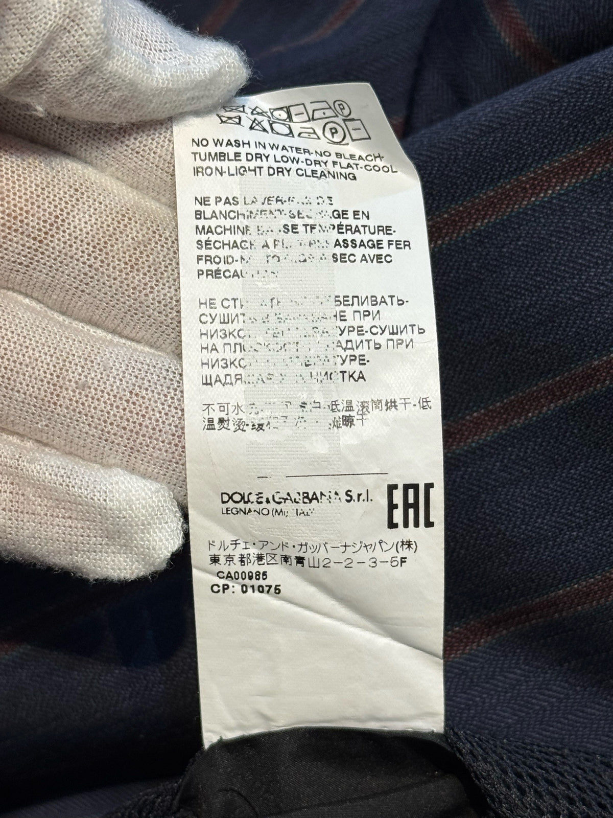 Dolce & Gabbana - Other - Wool - Navy - (50)