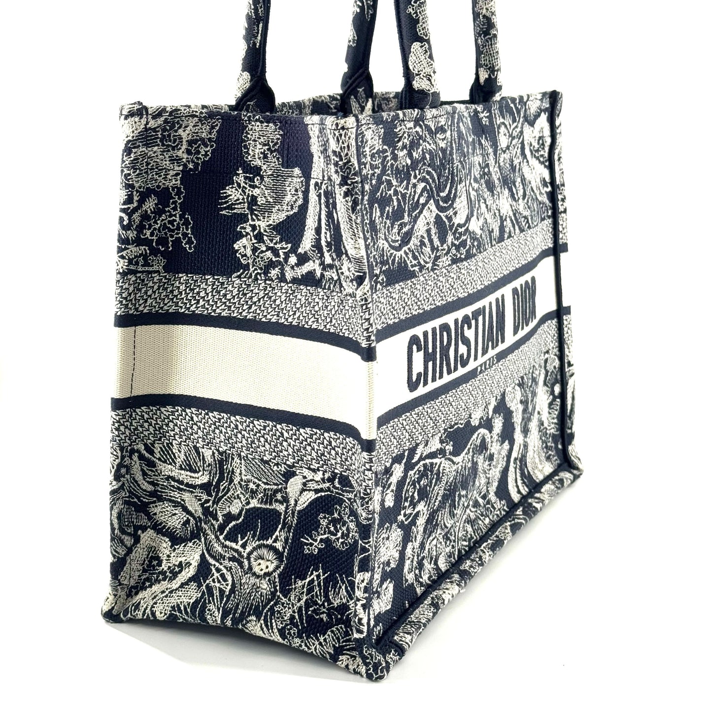 Dior Animal Zoo Embroidery Tote Cloth Multicolour JG010-013000328062 - view 9