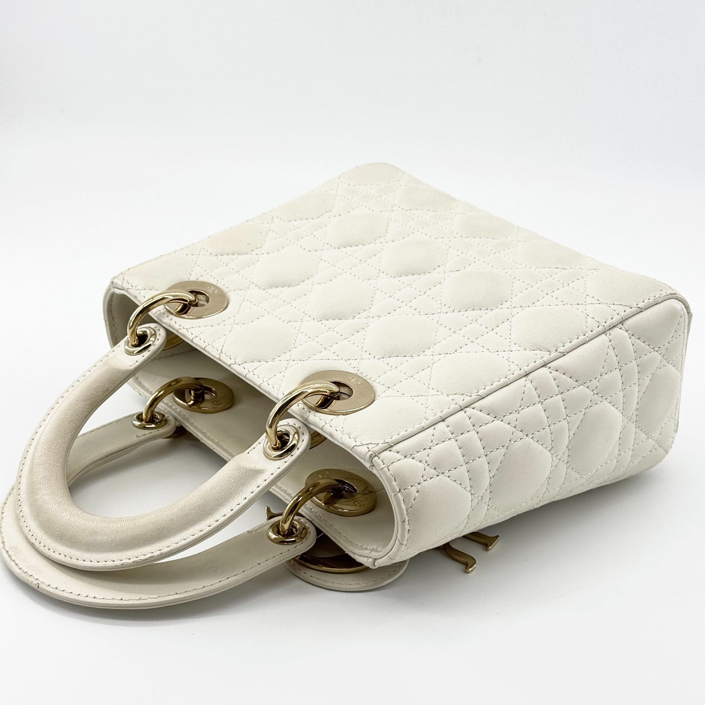 Dior Lady Dior Leather White JG010-016000328082 - view 8