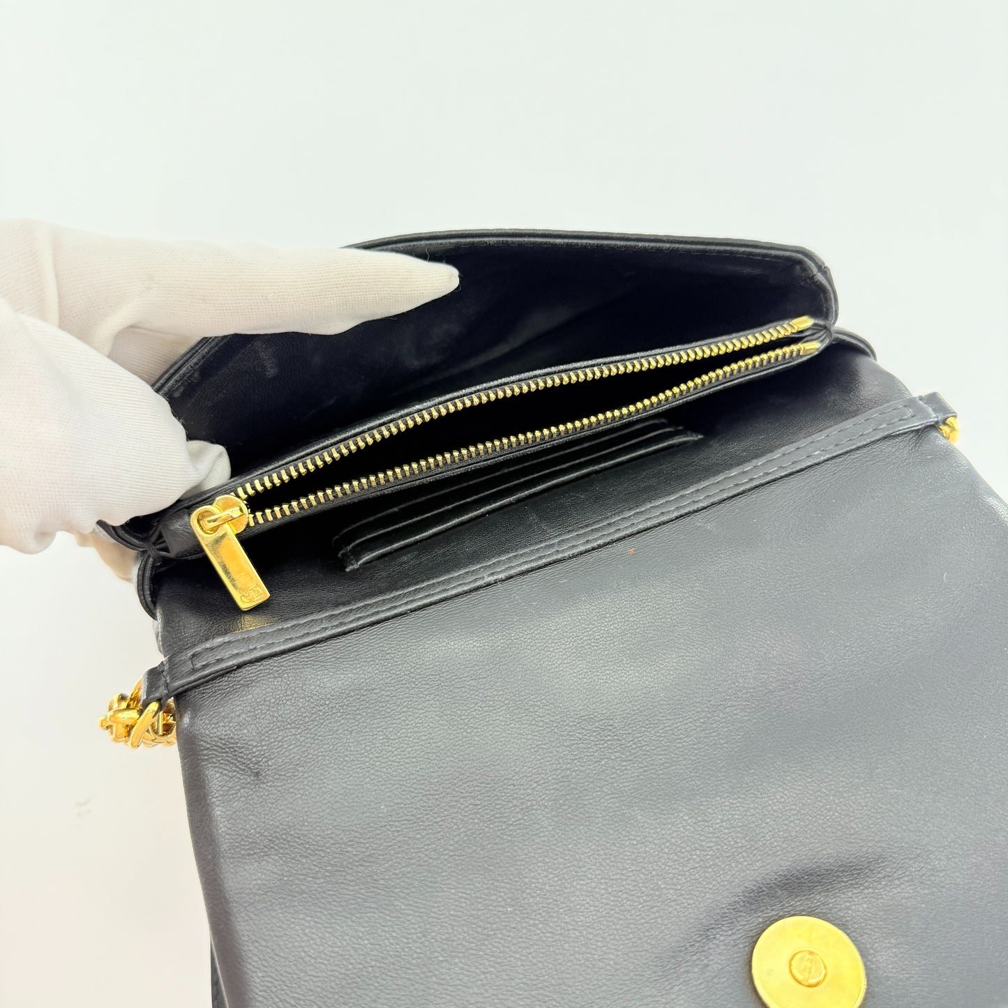Dior Caro Leather Black JG010-008500328094 - view 9
