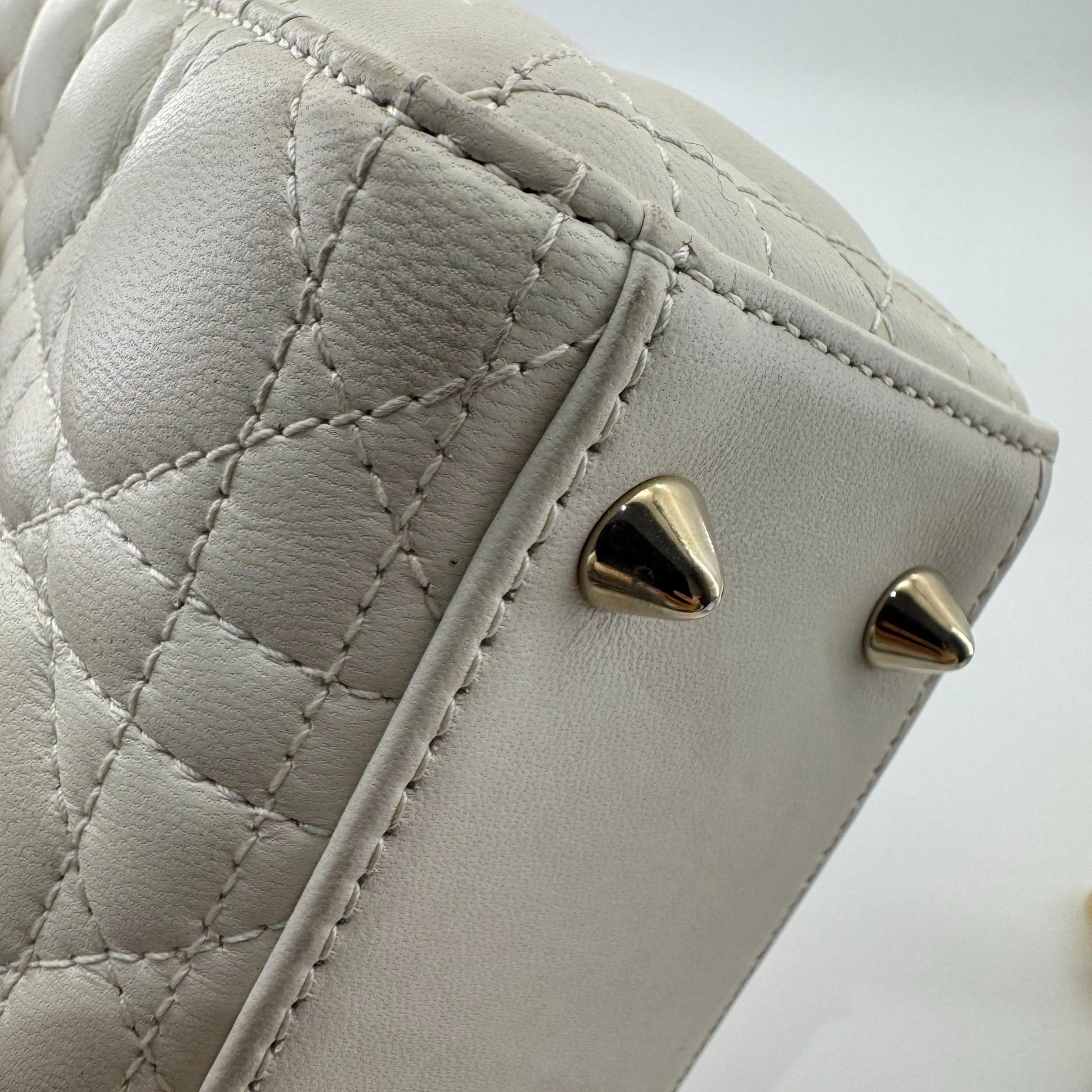 Dior Lady Dior Leather White JG010-016000328082 - view 9