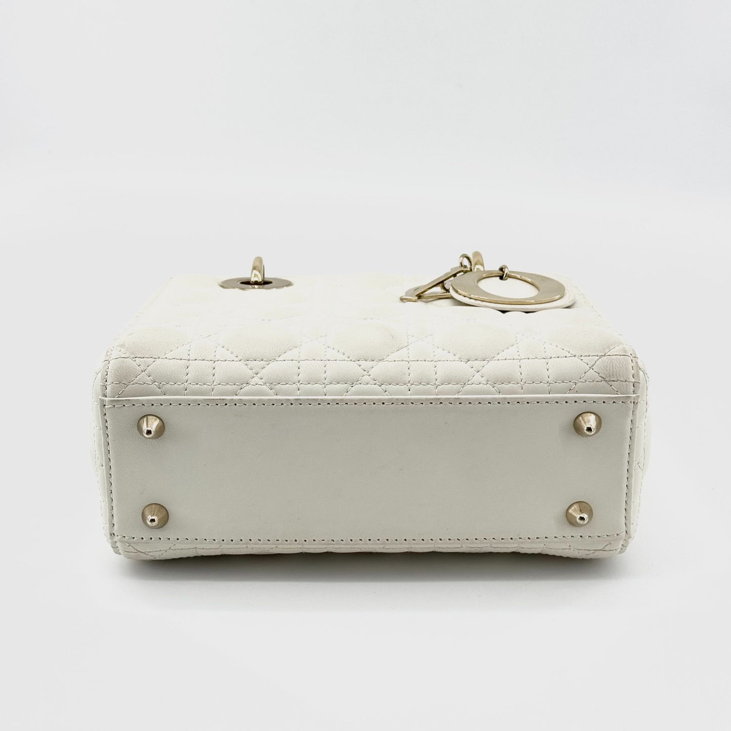 Dior Lady Dior Leather White JG010-016000328082 - view 7