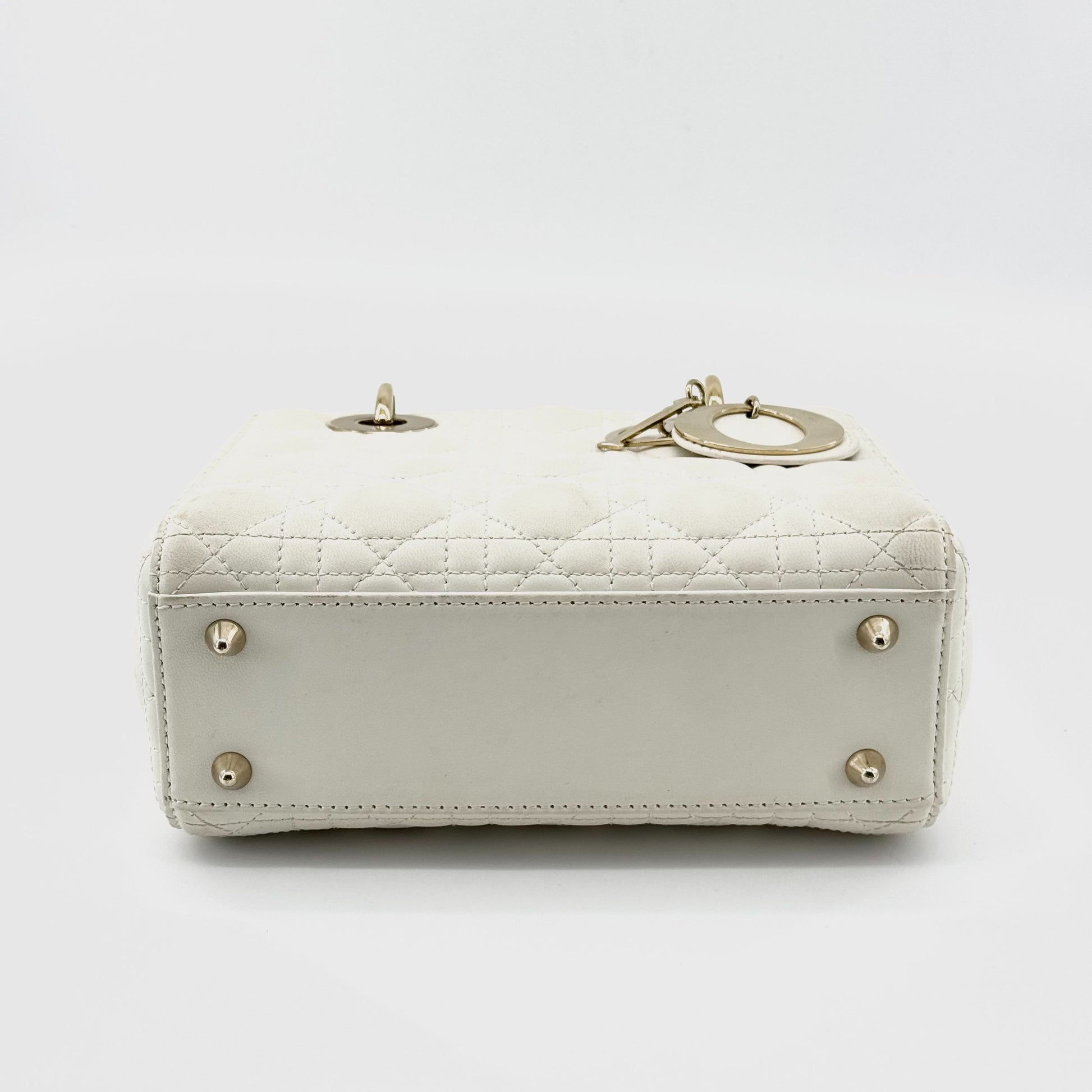 Dior Lady Dior Leather White JG010-016000328082 - view 7