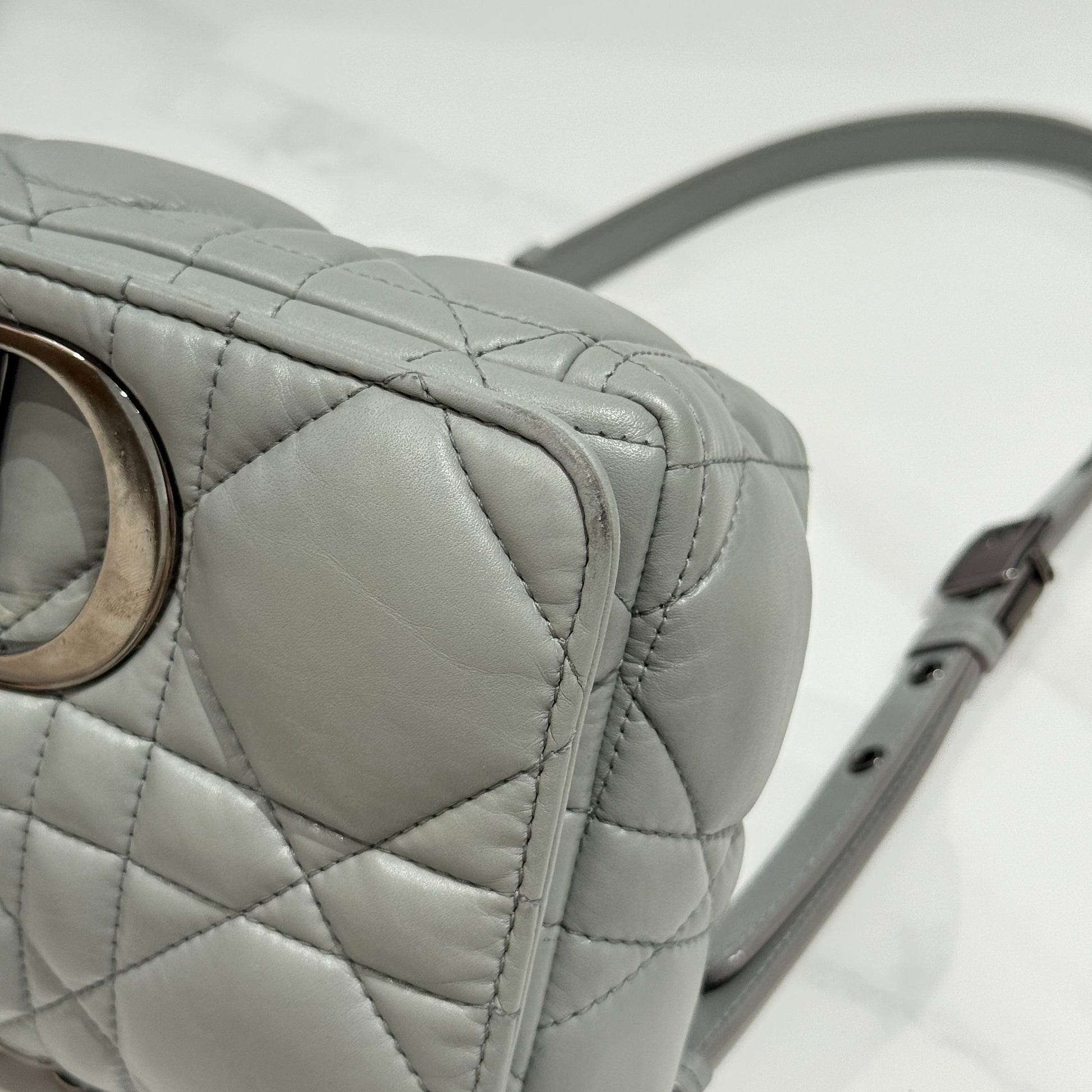 Dior Caro Leather Grey JG010-009000328089 - view 13